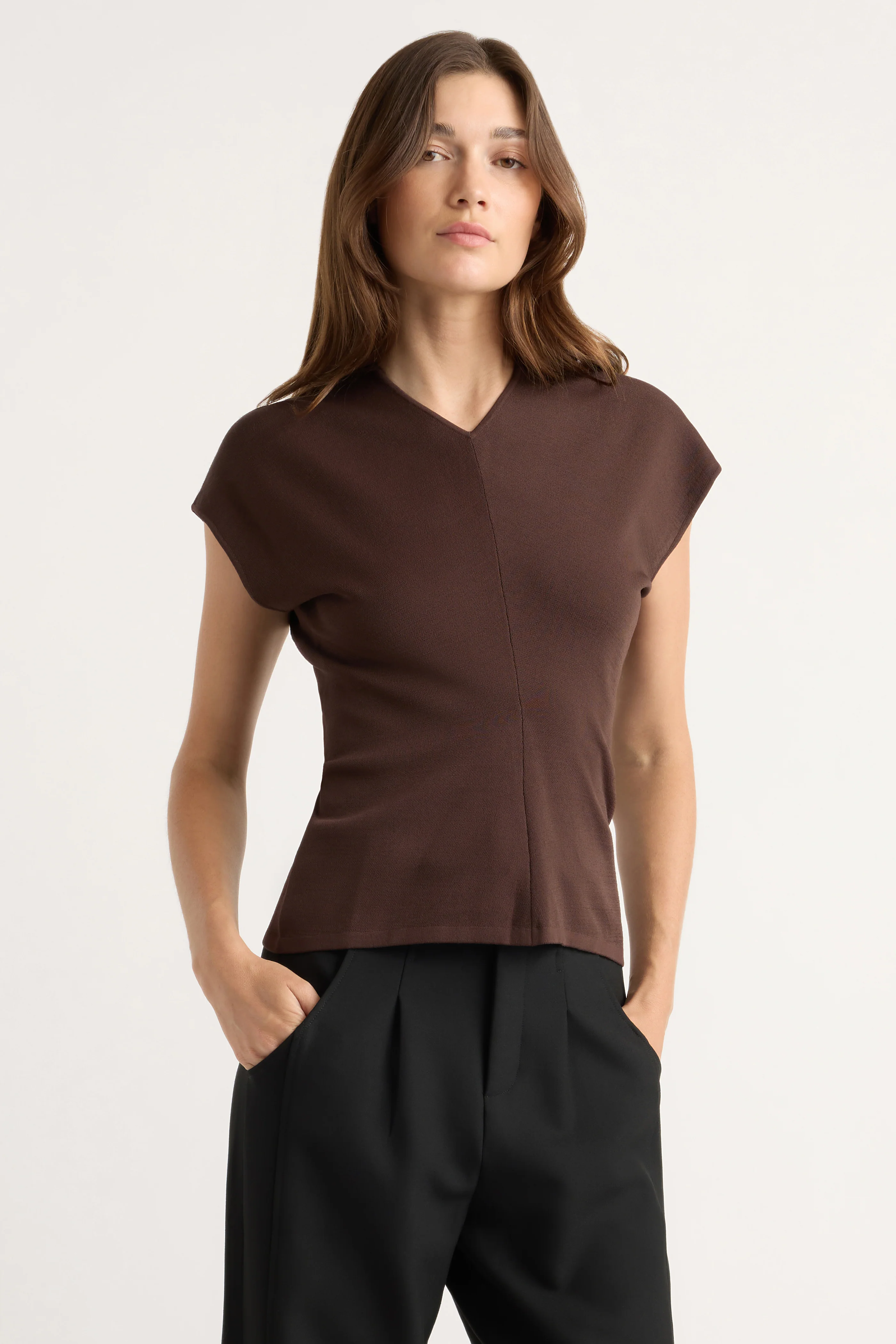 Finn Relaxed-Ruched Sweater Top - Image 2