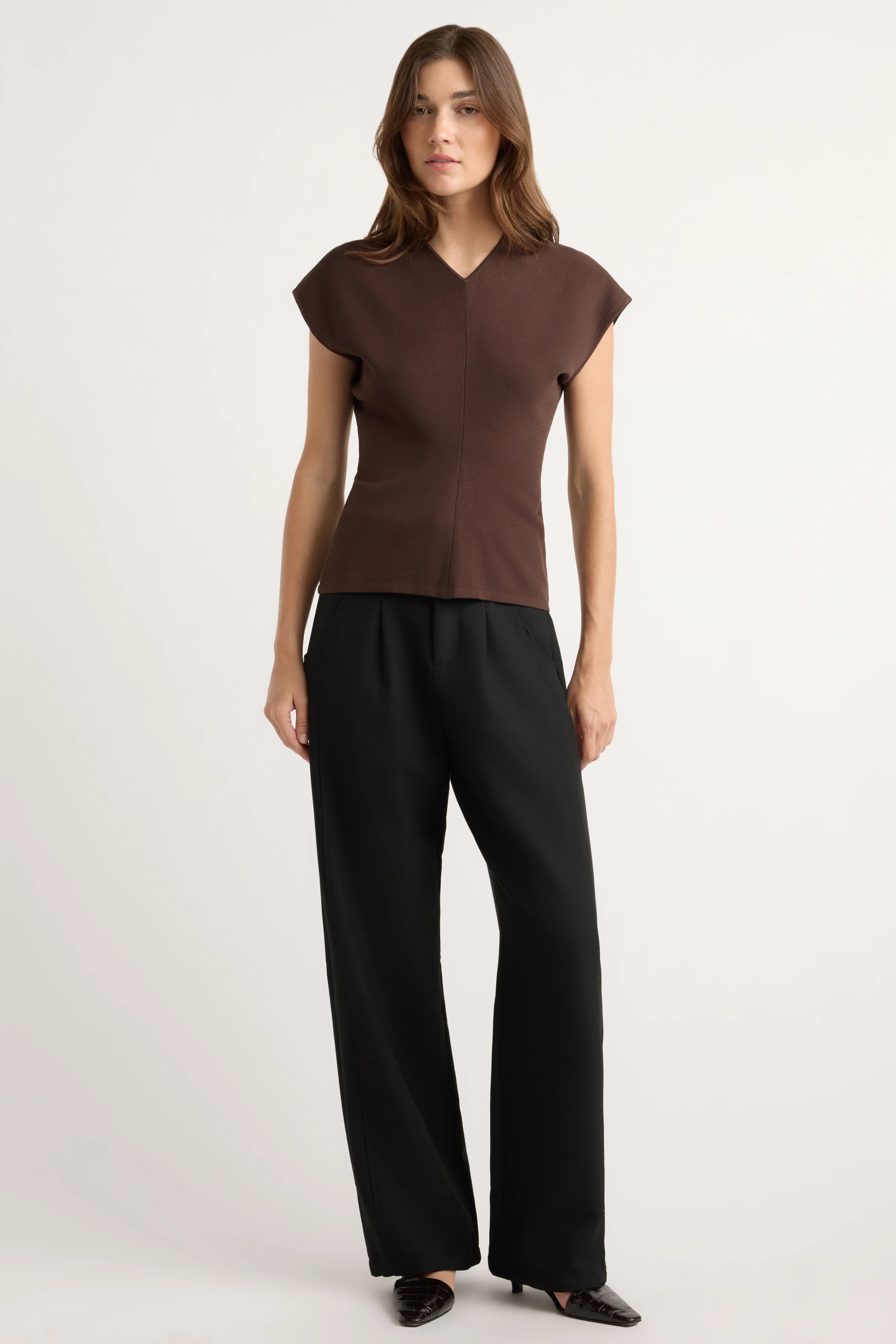 Finn Relaxed-Ruched Sweater Top - Image 3