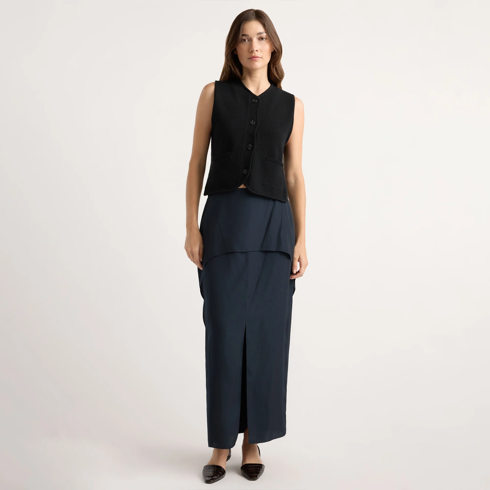 Fleur Layered Maxi Skirt