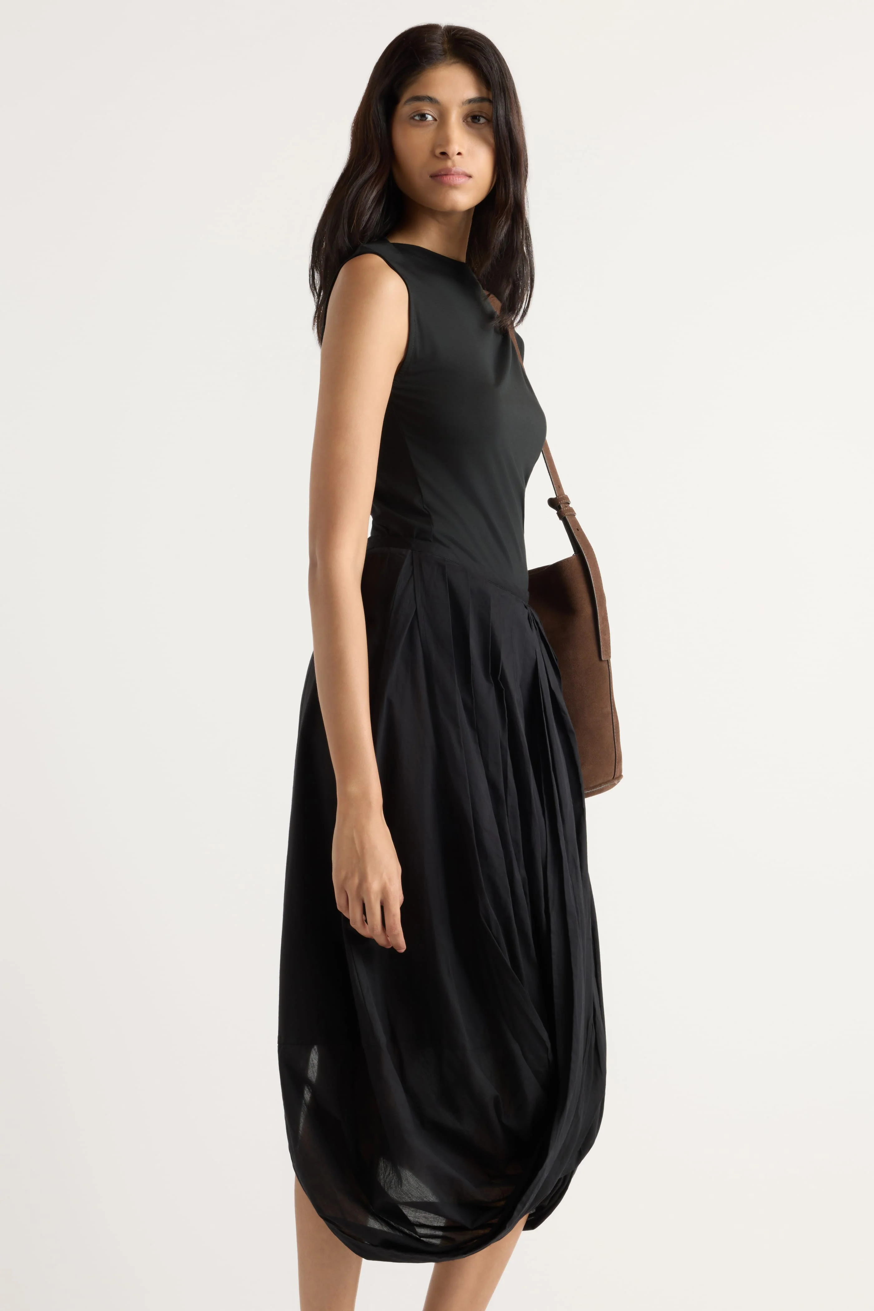 Freya Gathered Drape Maxi Skirt - Image 5