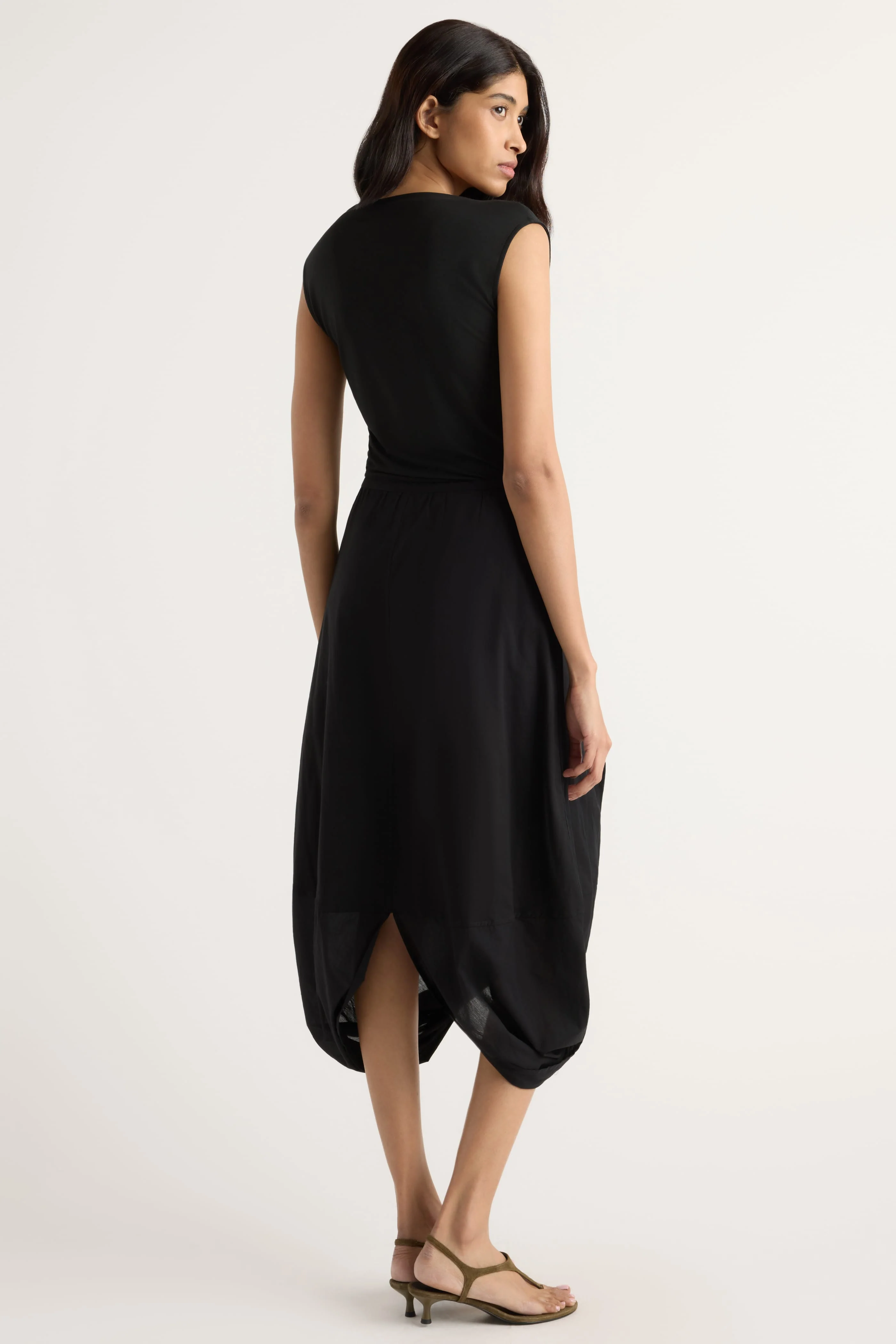 Freya Gathered Drape Maxi Skirt - Image 6
