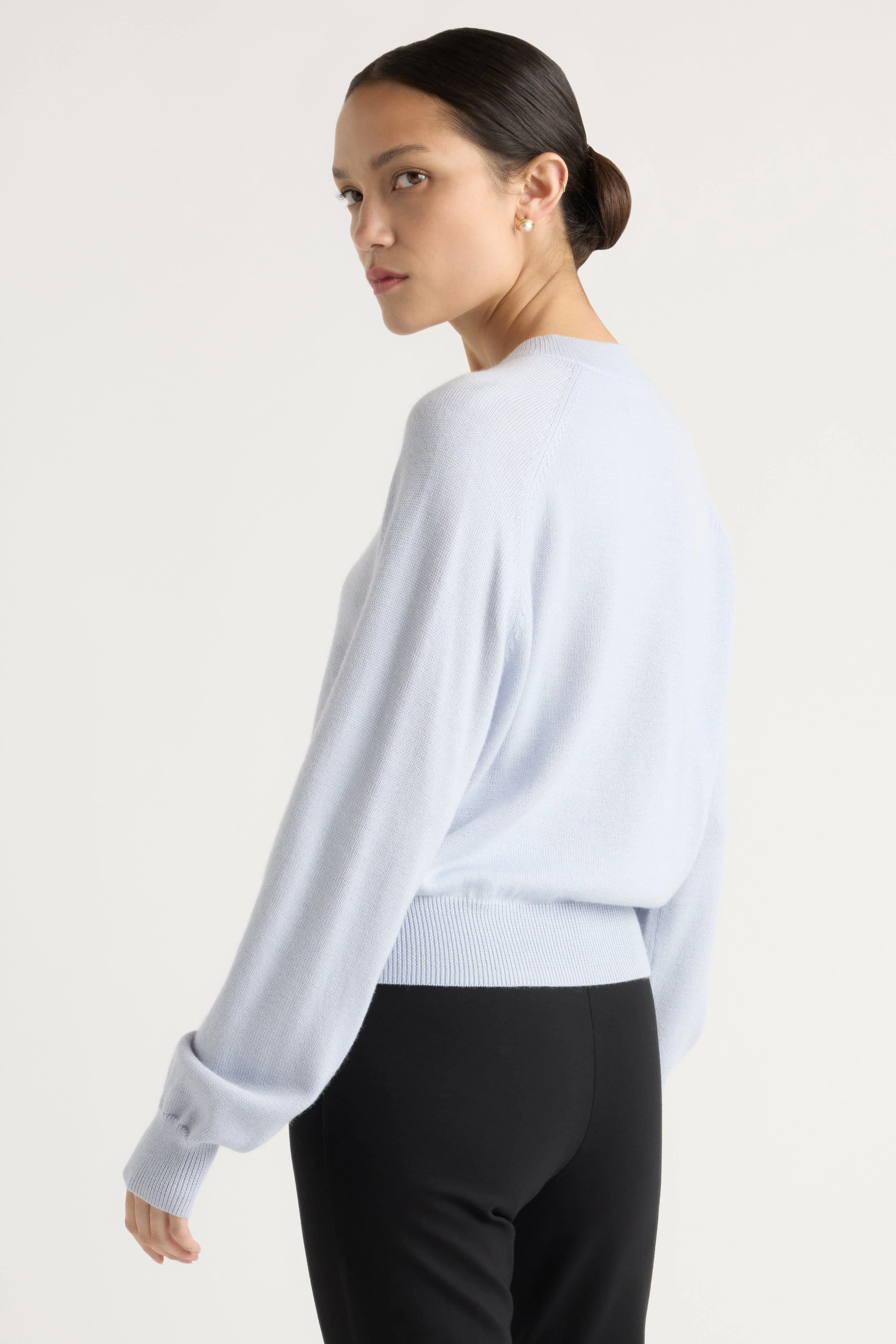 Gabby Wool-Blend V-Neck Sweater - Image 6