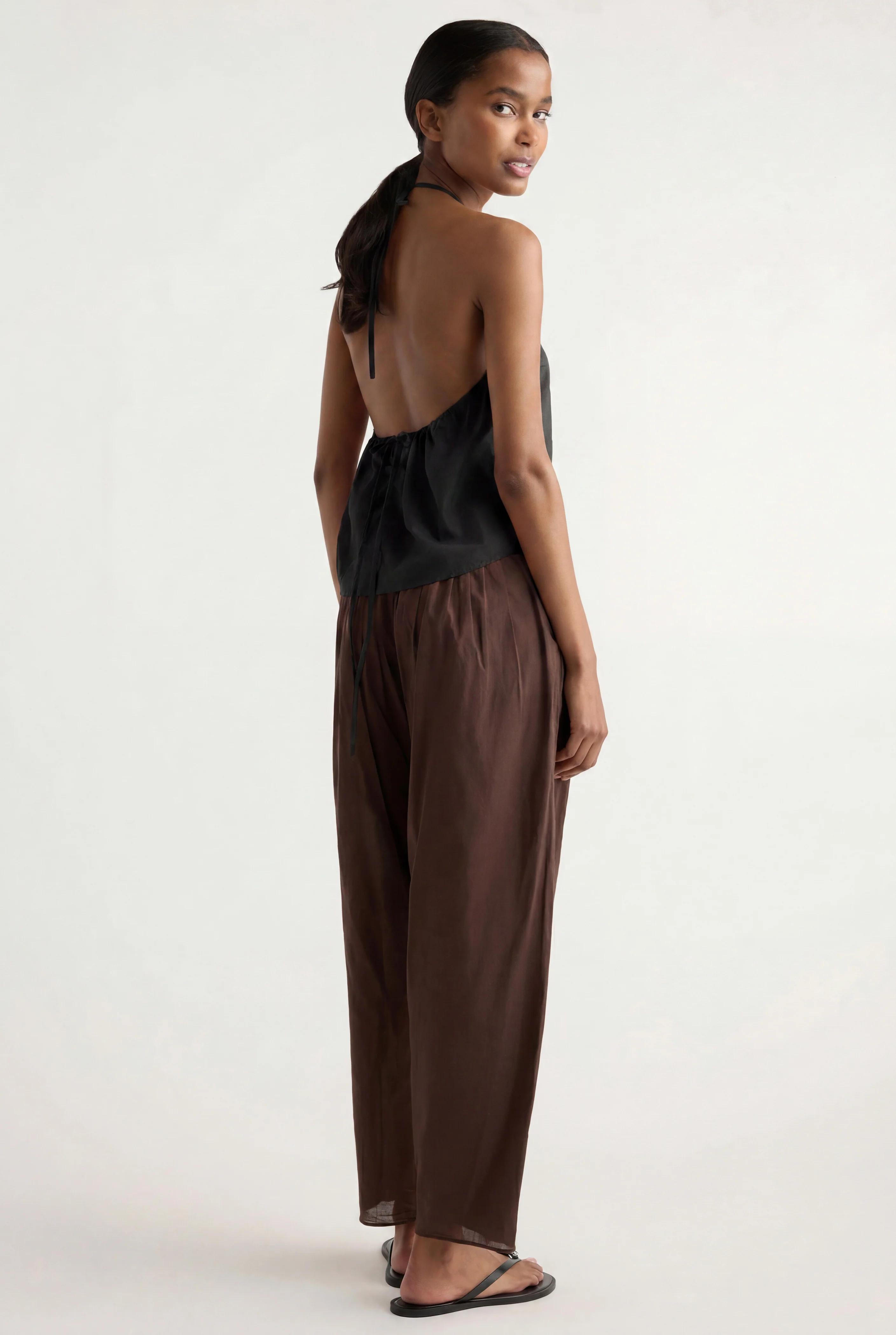 Garima Shirred Organic Cotton Pant - Image 5