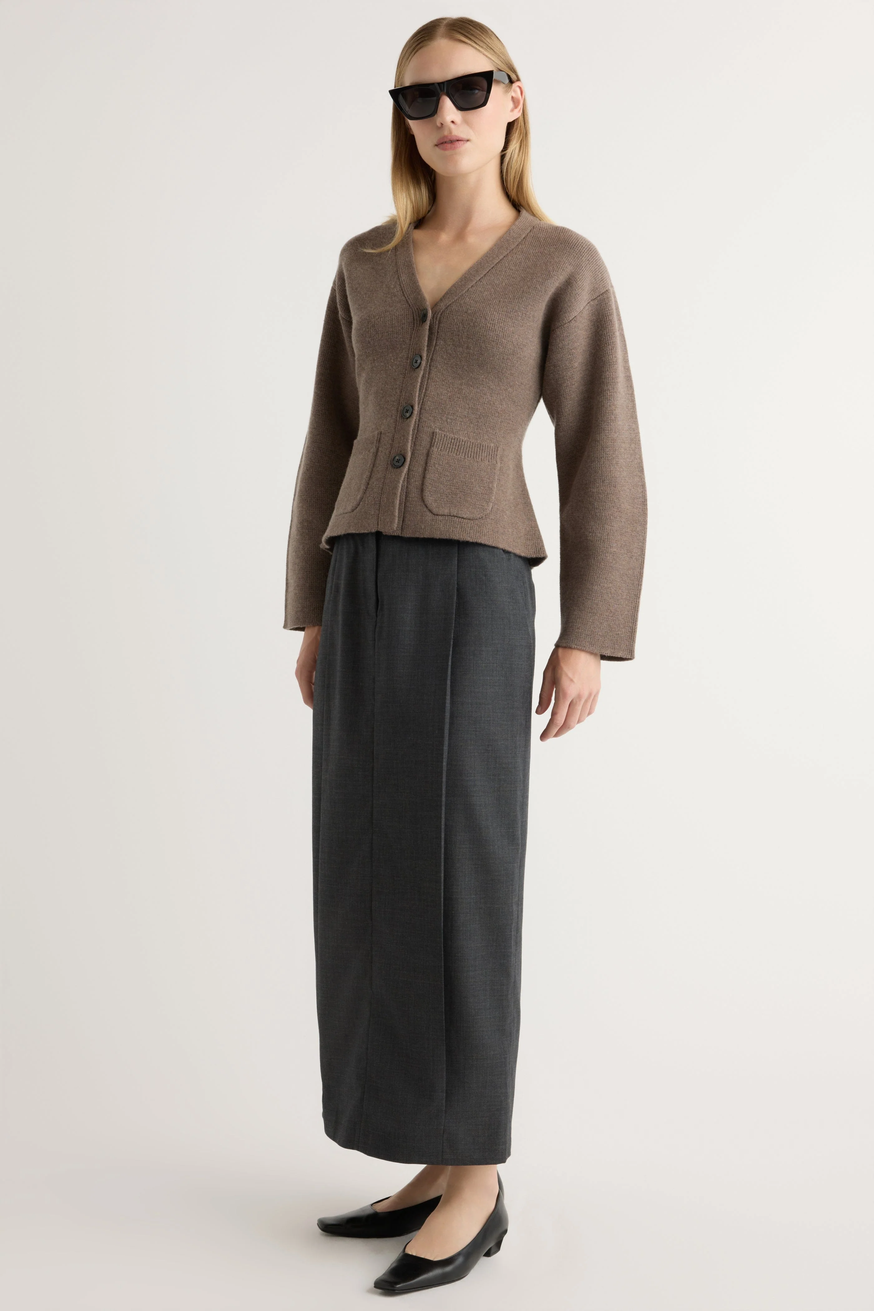 Georgina Wool-Blend Suiting Skirt - Image 5