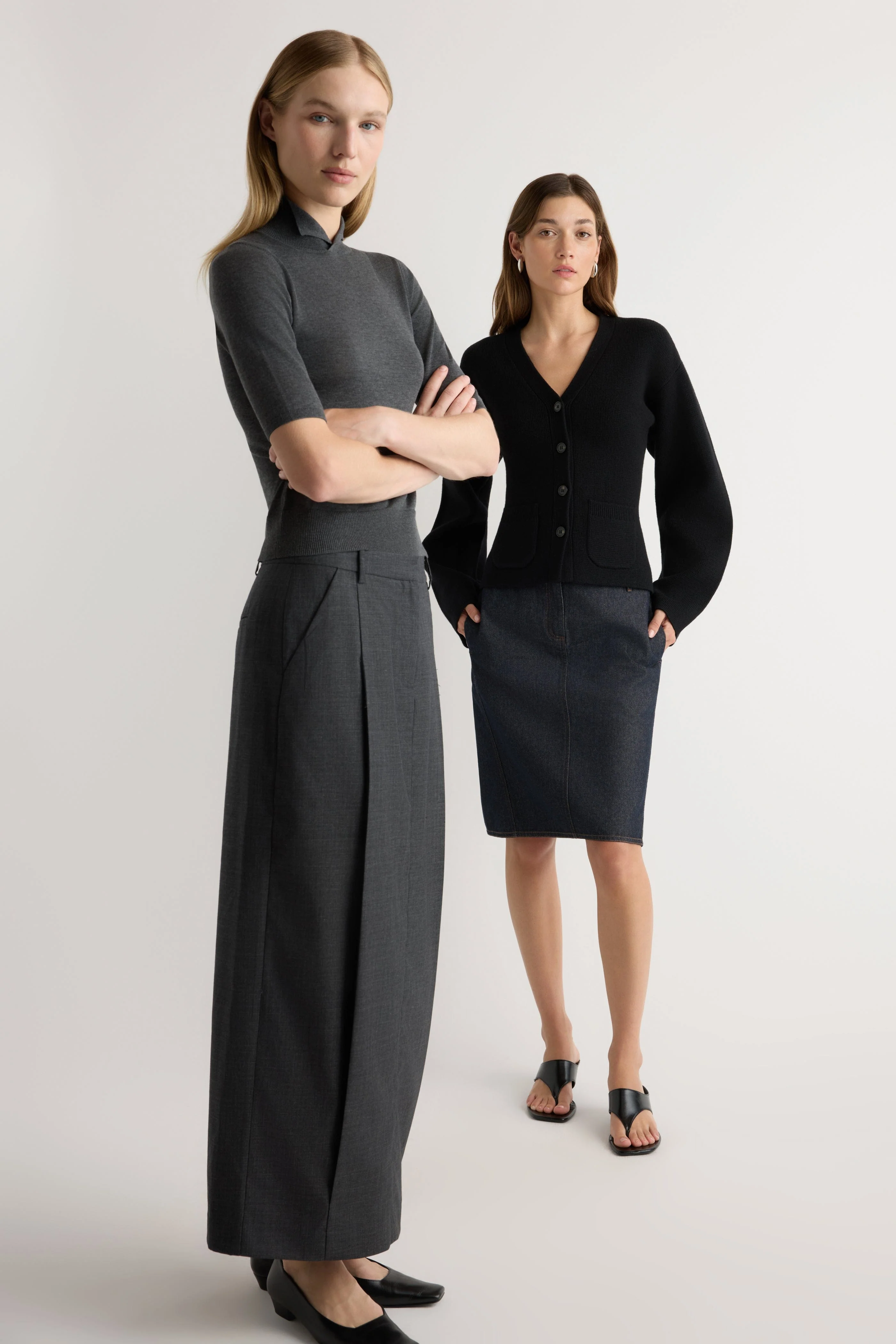 Georgina Wool-Blend Suiting Skirt - Image 8