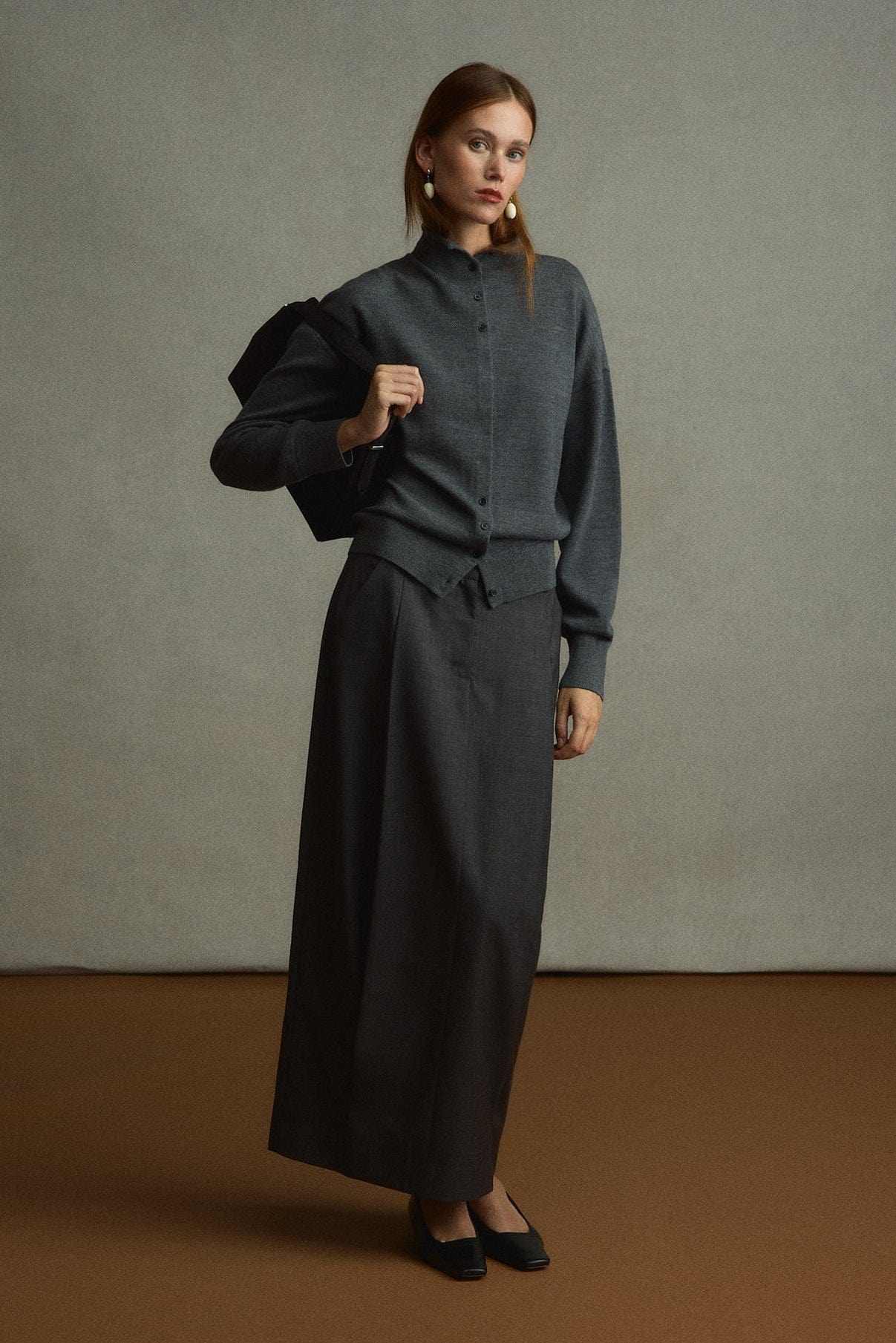 Georgina Wool-Blend Suiting Skirt - Image 9