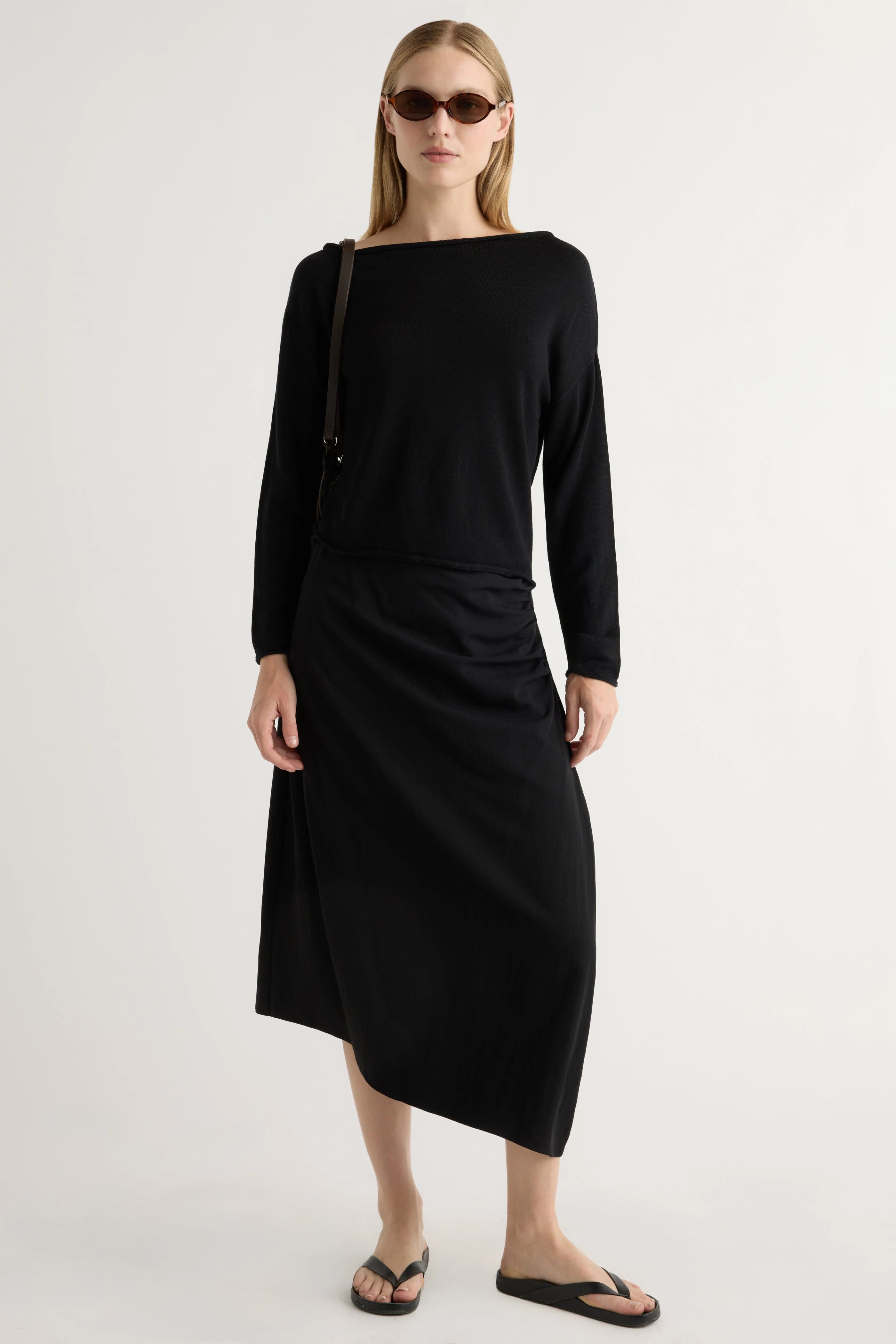 Hachi Tencel-Wool Off-Shoulder Sweater - Image 8
