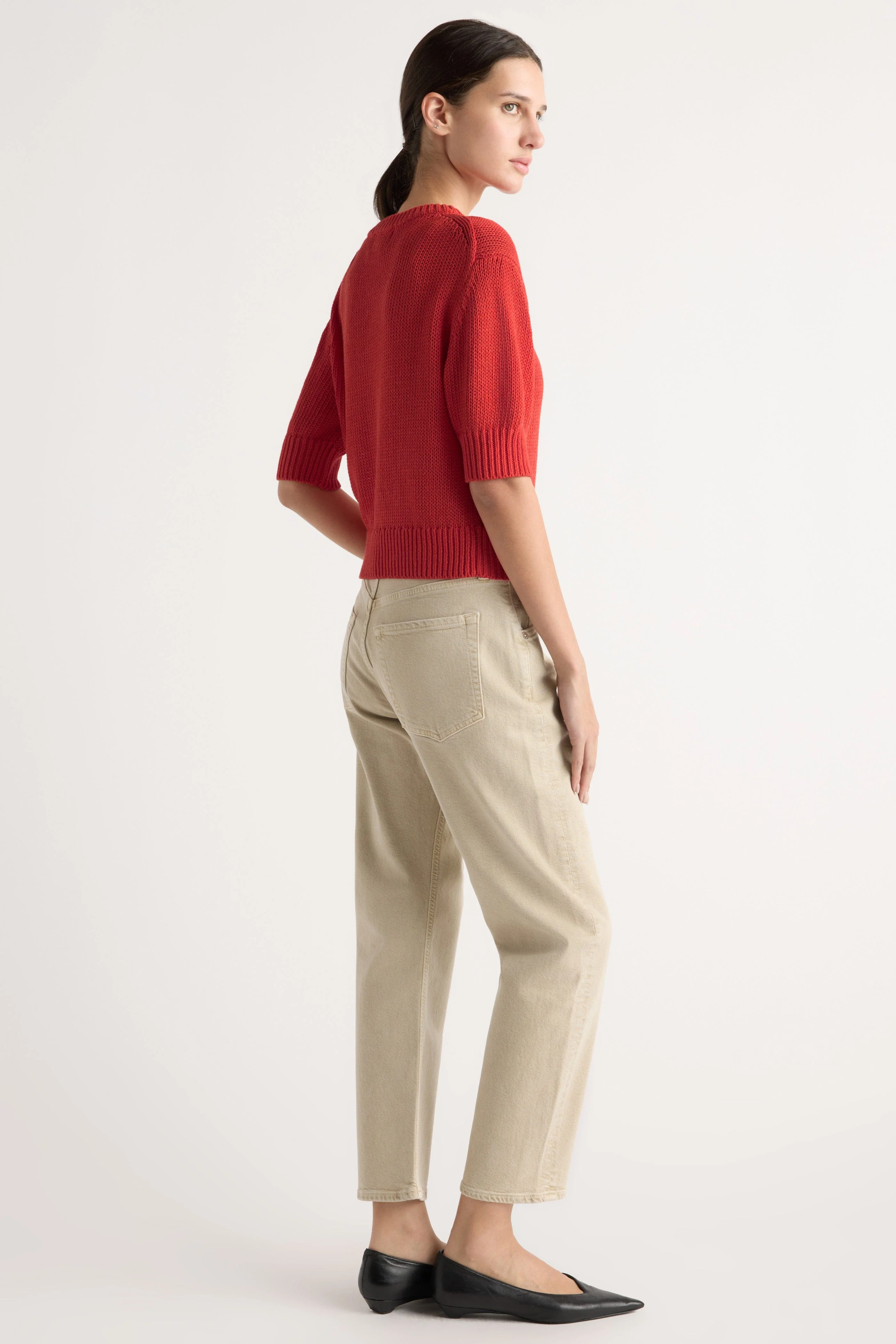 Heidi Pullover Short-Sleeve Knit Top - Image 5