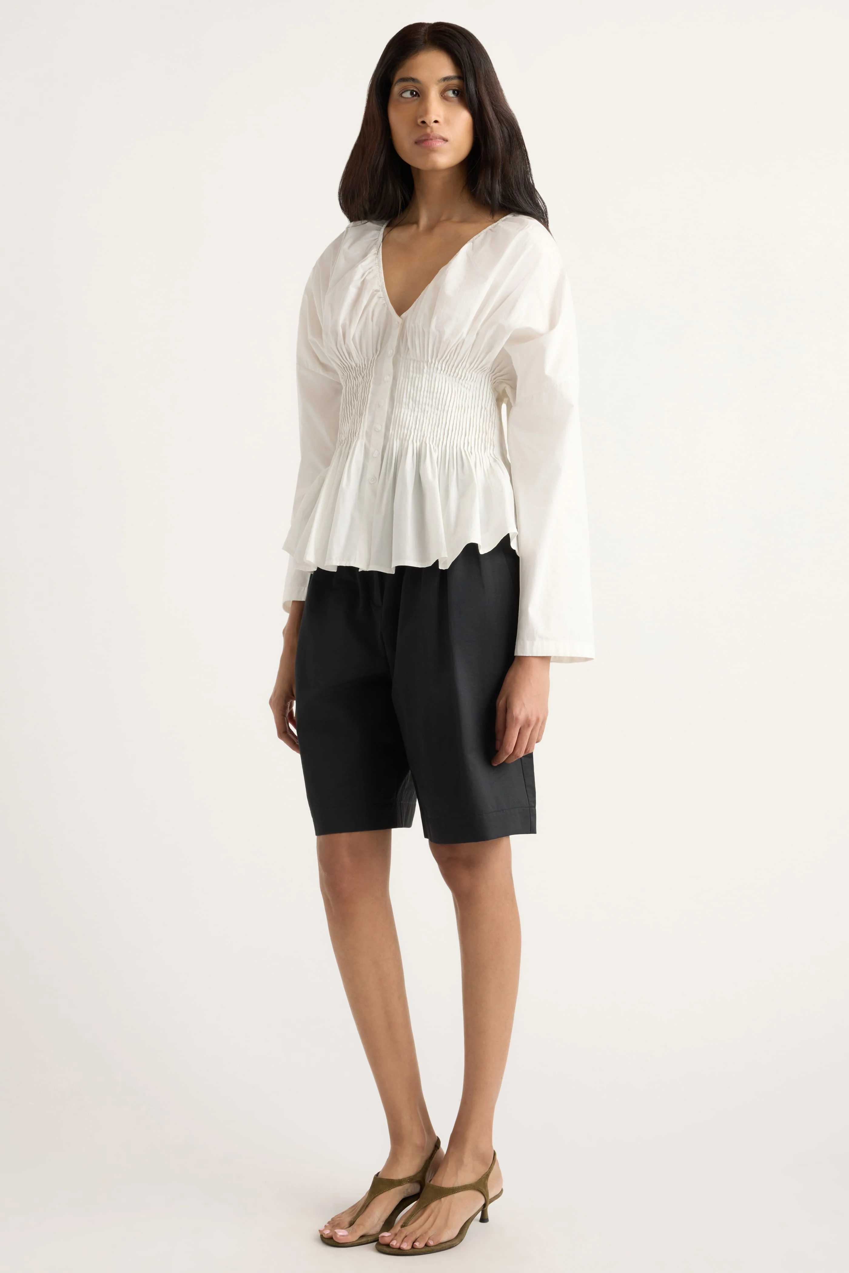 Hiroko Pleated Sculpted Blouse - Image 5