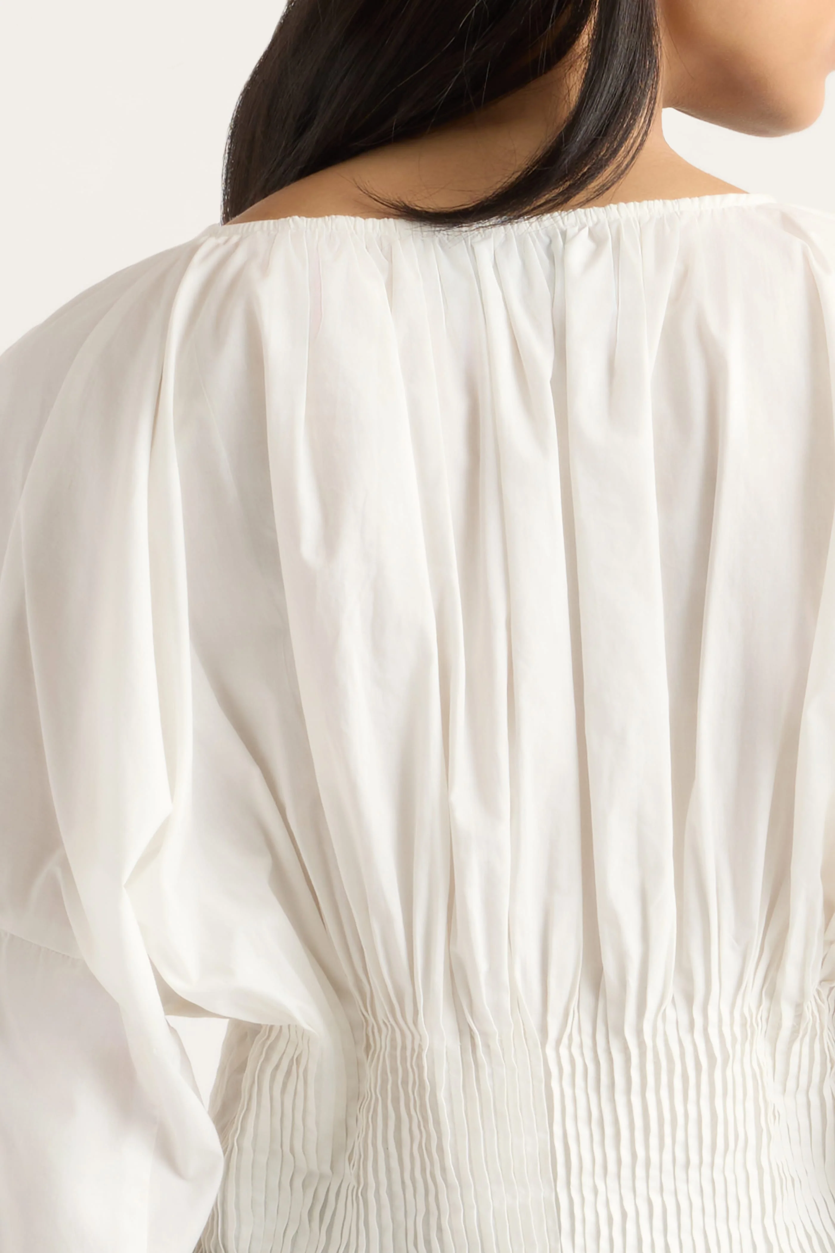 Hiroko Pleated Sculpted Blouse - Image 7
