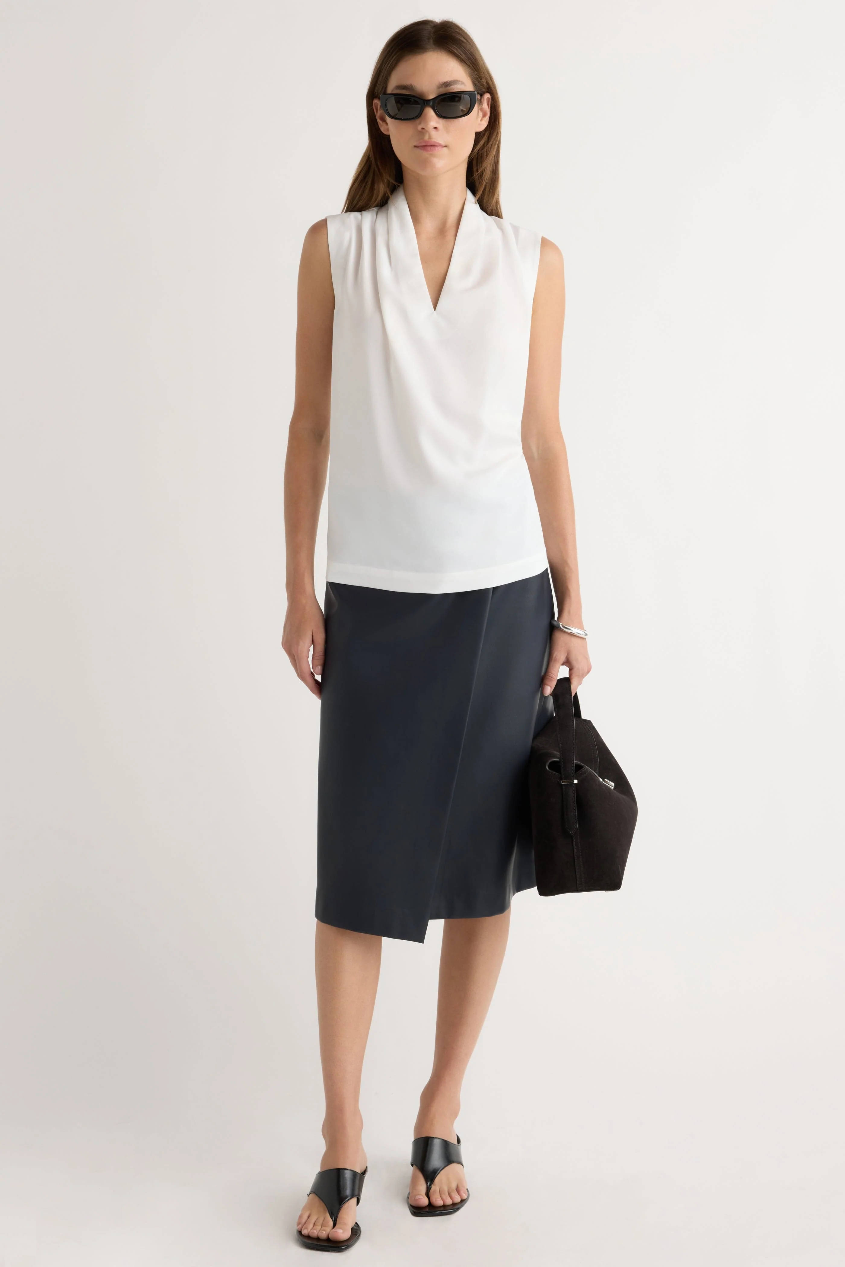 Jae V-Neck Sleeveless Blouse - Image 5