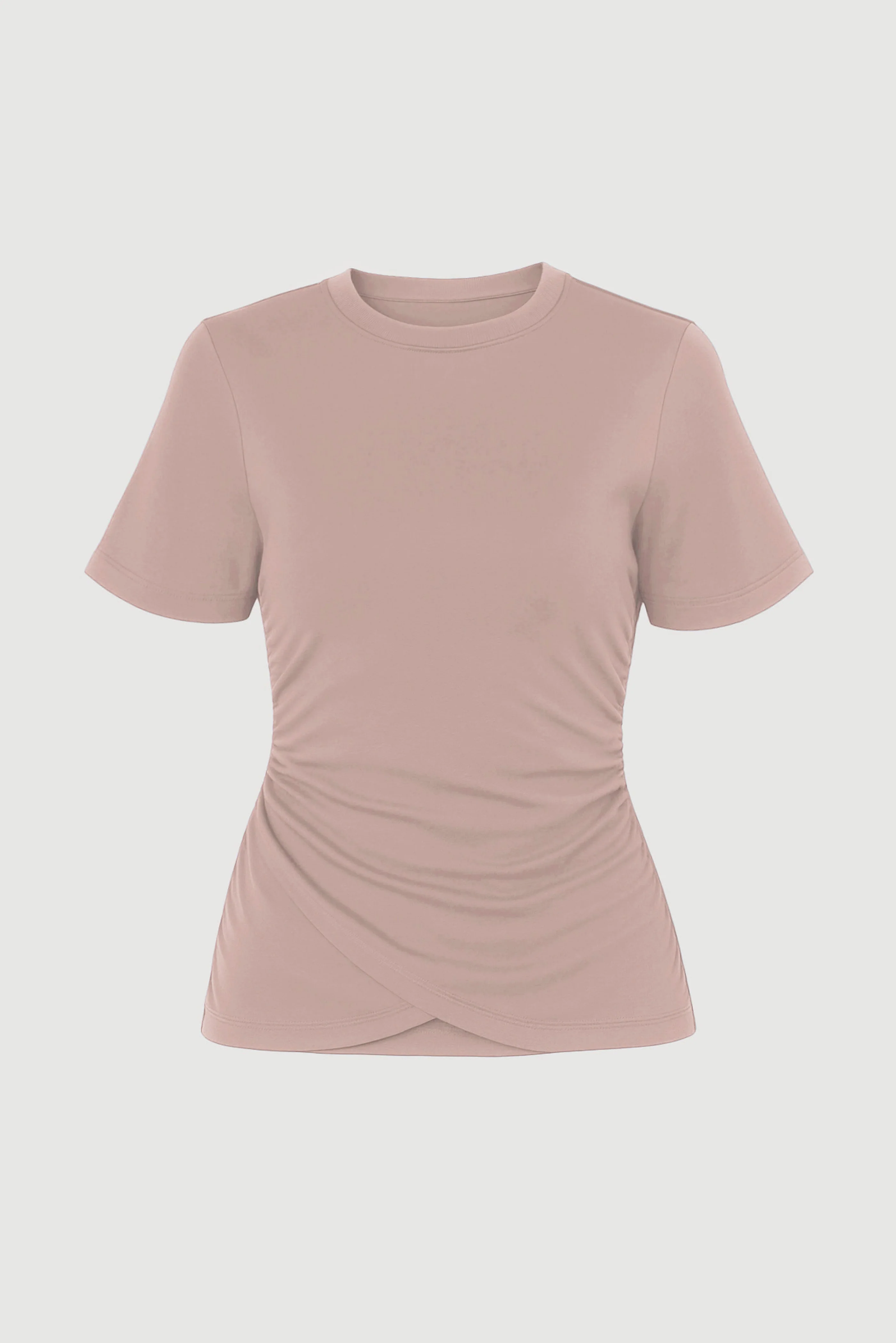 Janette Front-Wrap Jersey Tee - Image 7