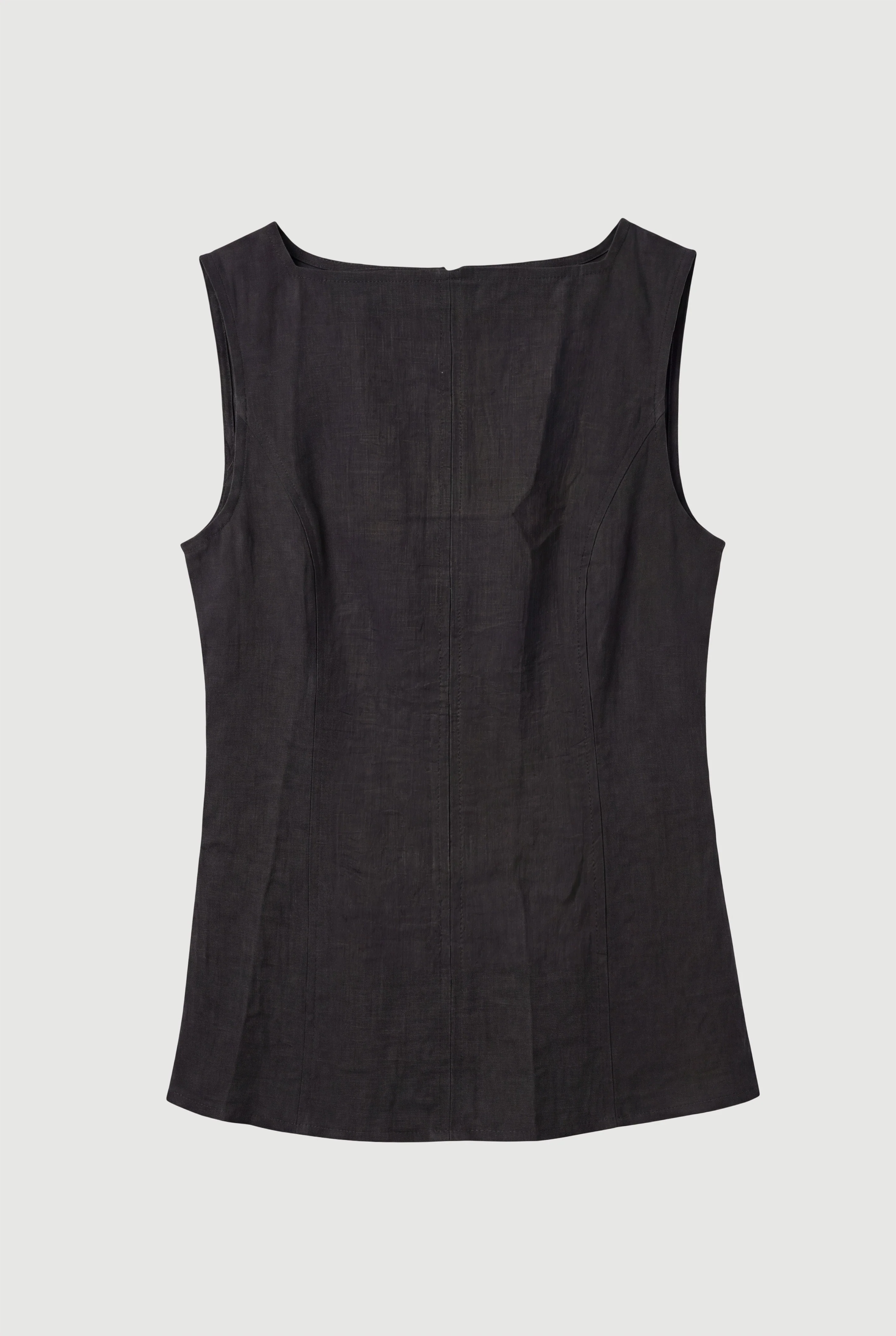 Jeannie Split-Hem Sleeveless Blouse - Image 8