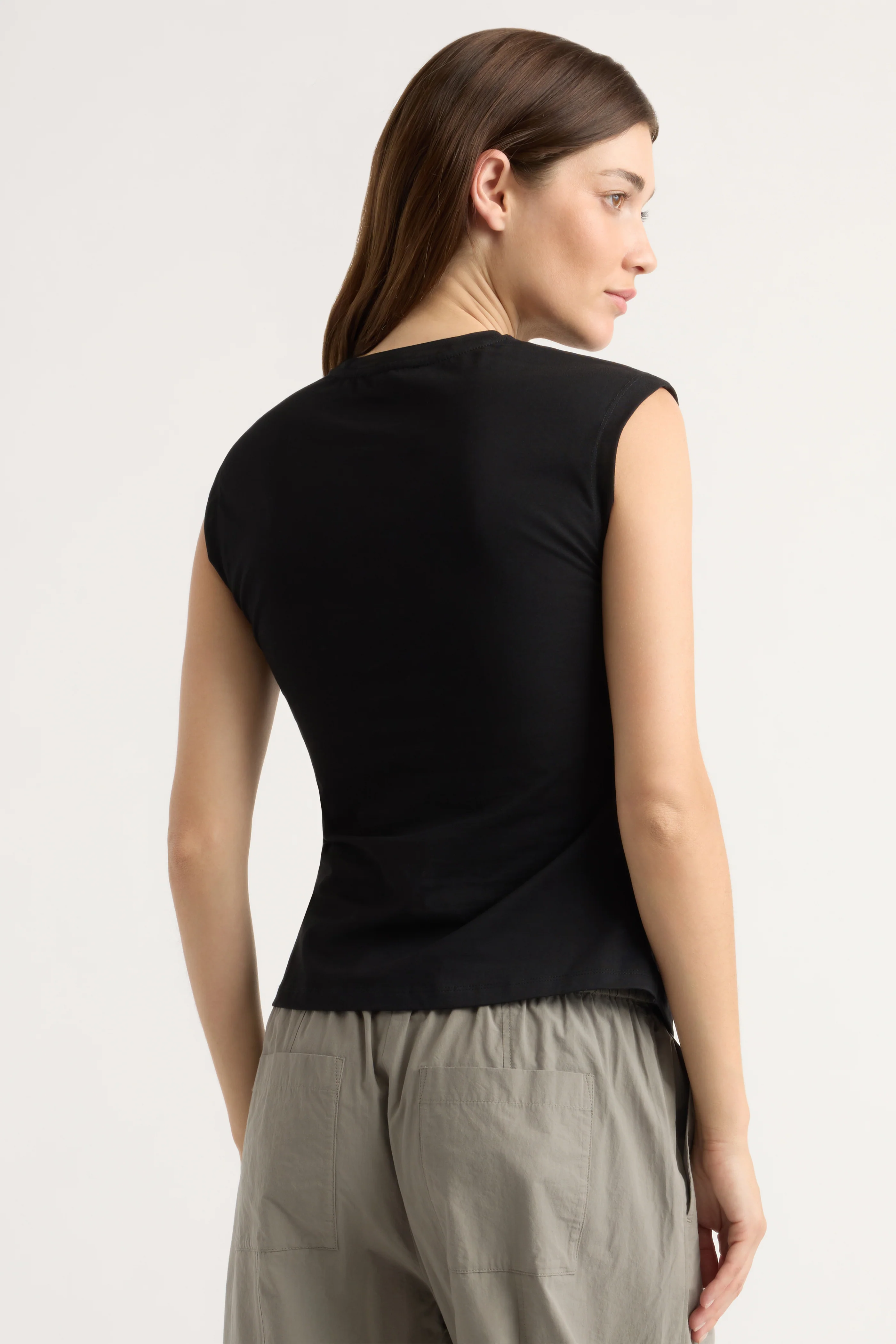 Jensen Front-Wrap Jersey Tee - Image 5