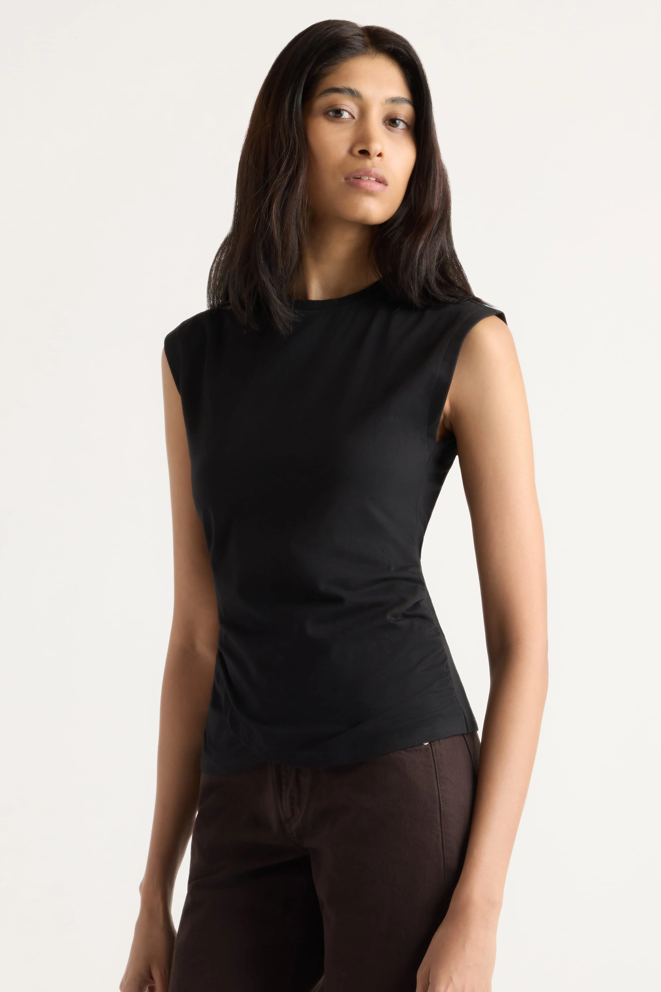 Jensen Front-Wrap Jersey Tee - Image 6