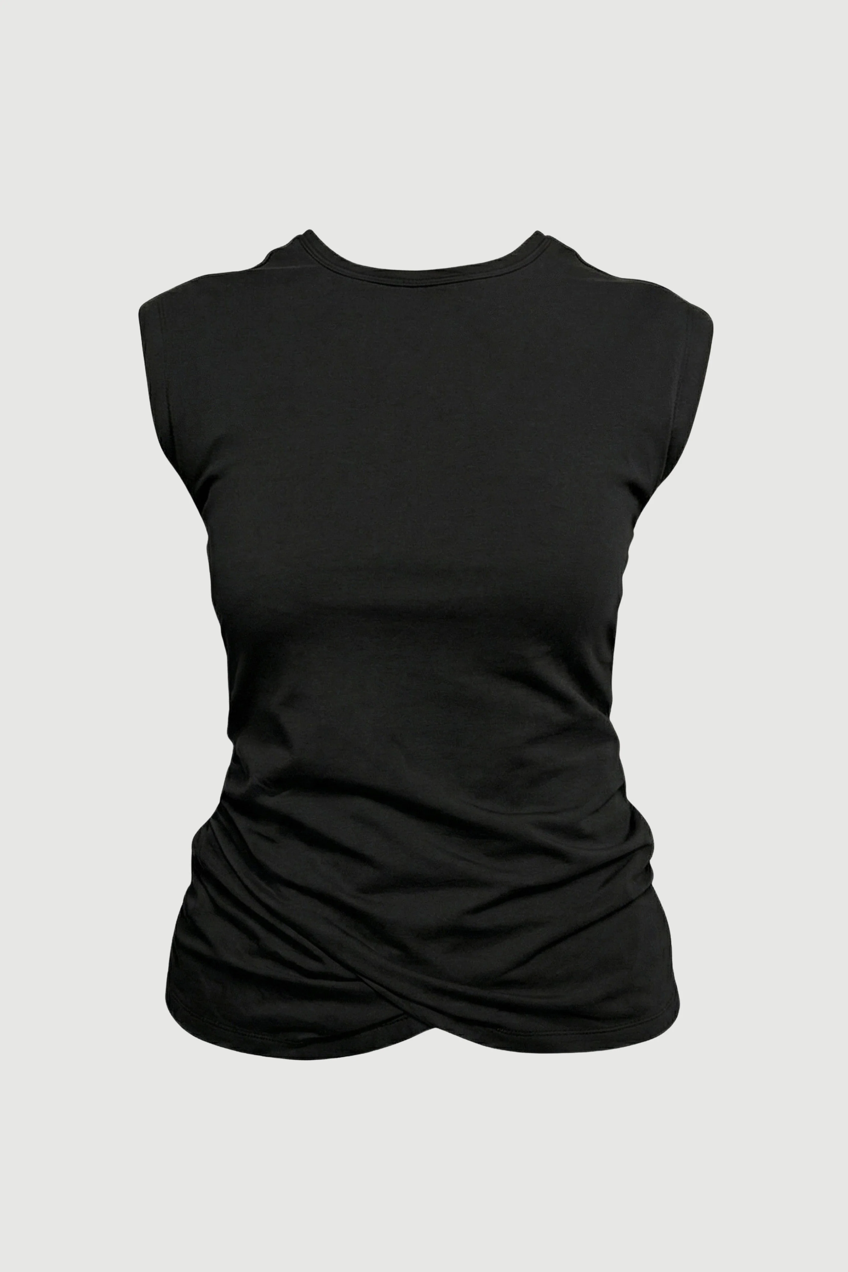Jensen Front-Wrap Jersey Tee - Image 9