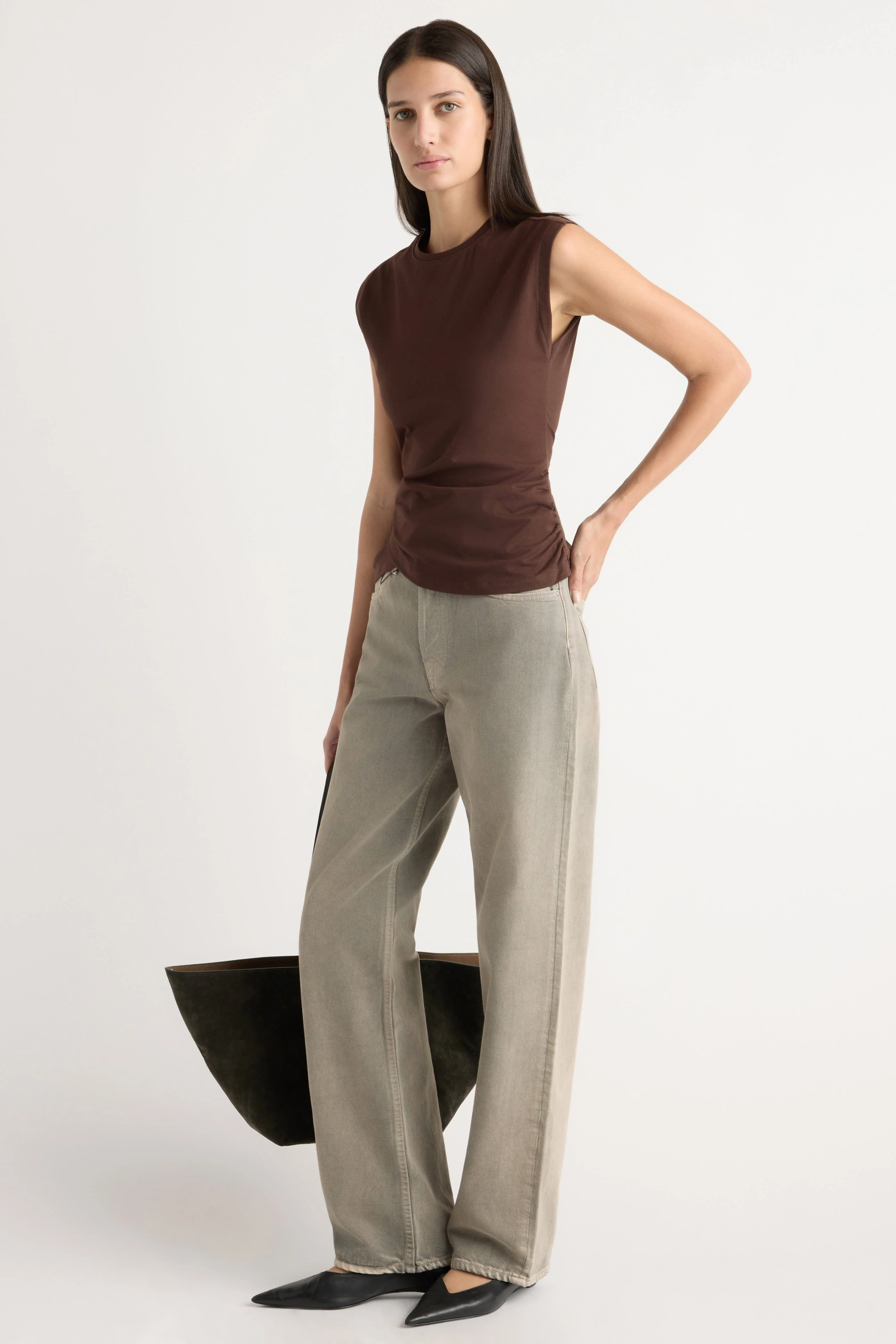 Jensen Front-Wrap Jersey Tee - Image 5