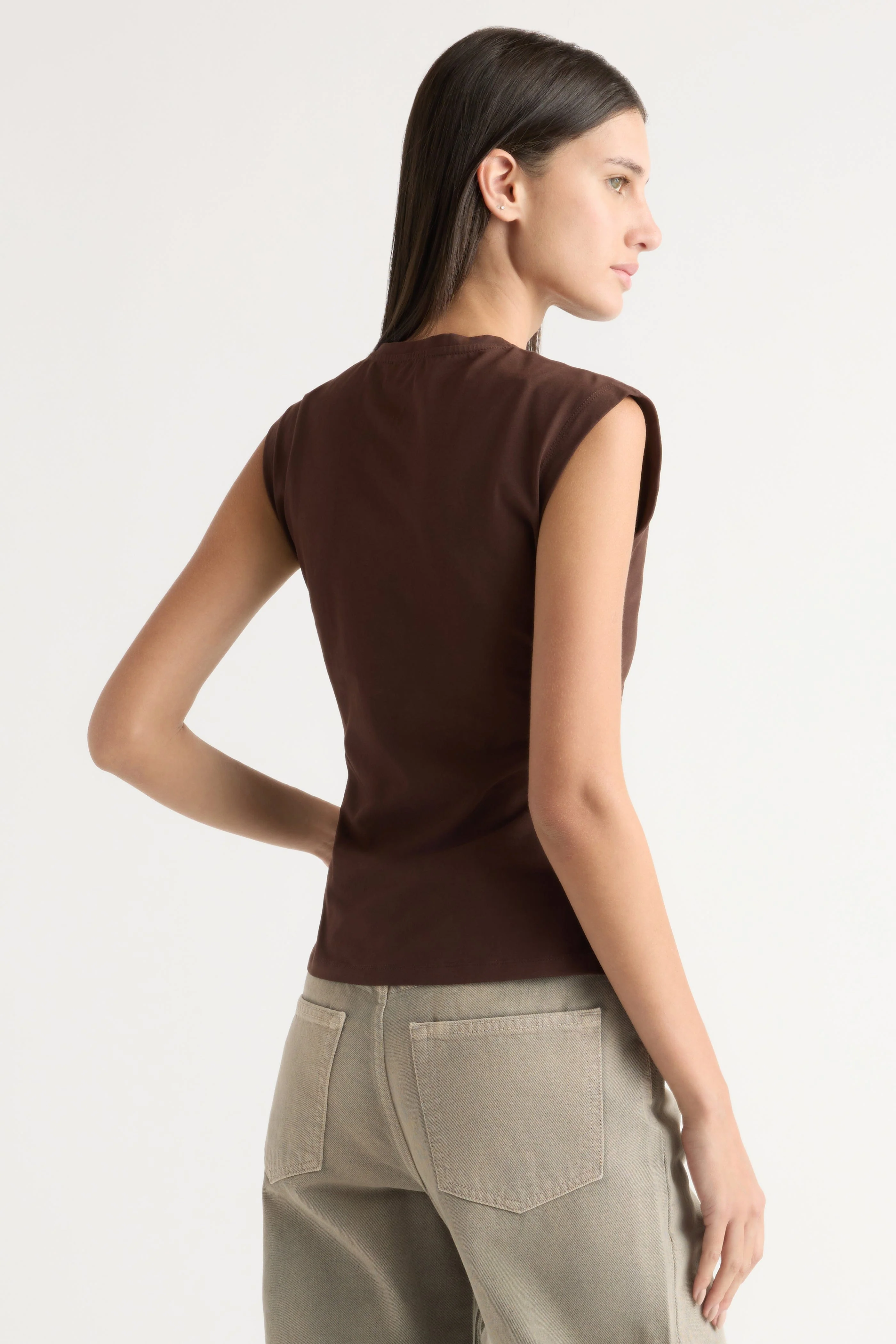 Jensen Front-Wrap Jersey Tee - Image 6