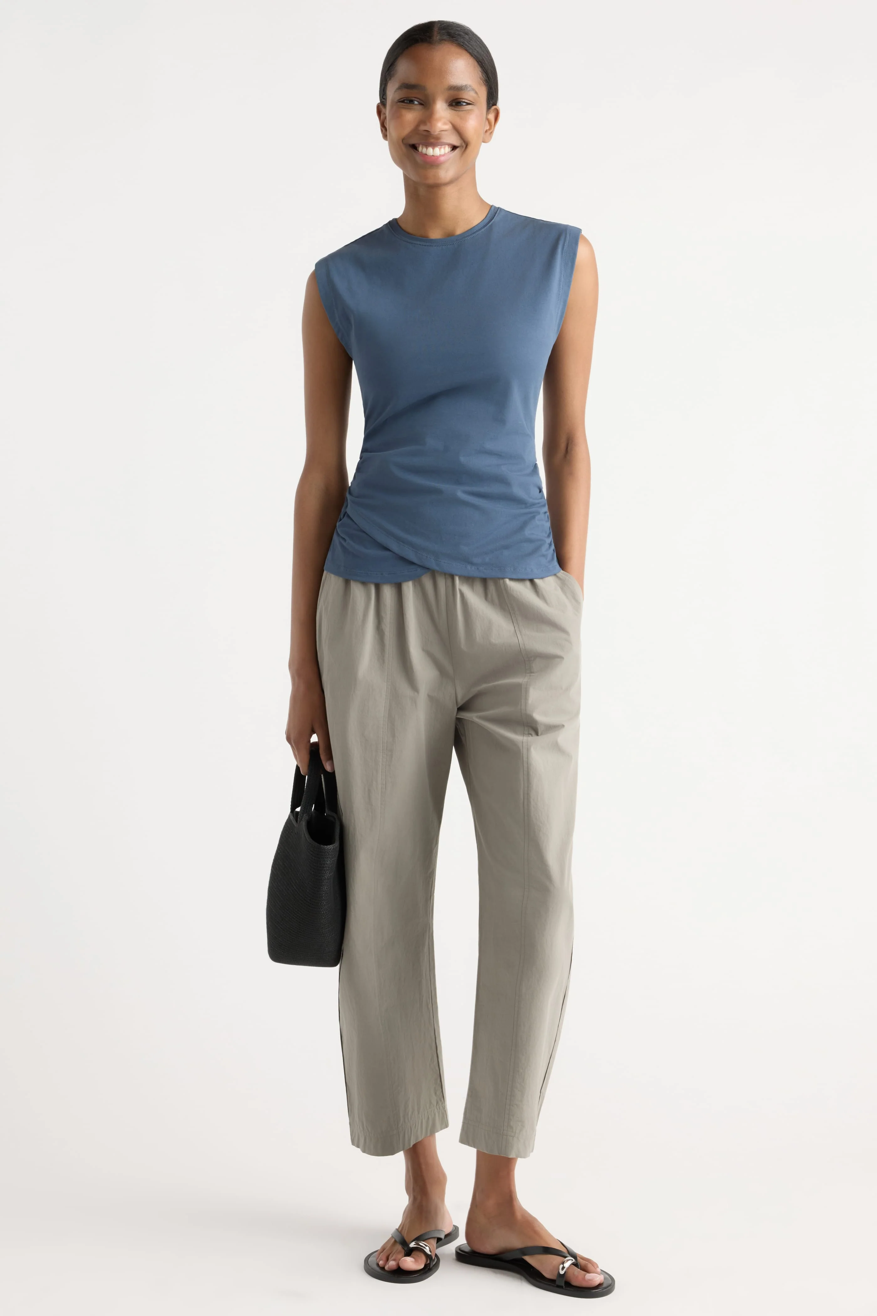 Jensen Front-Wrap Jersey Tee - Image 3