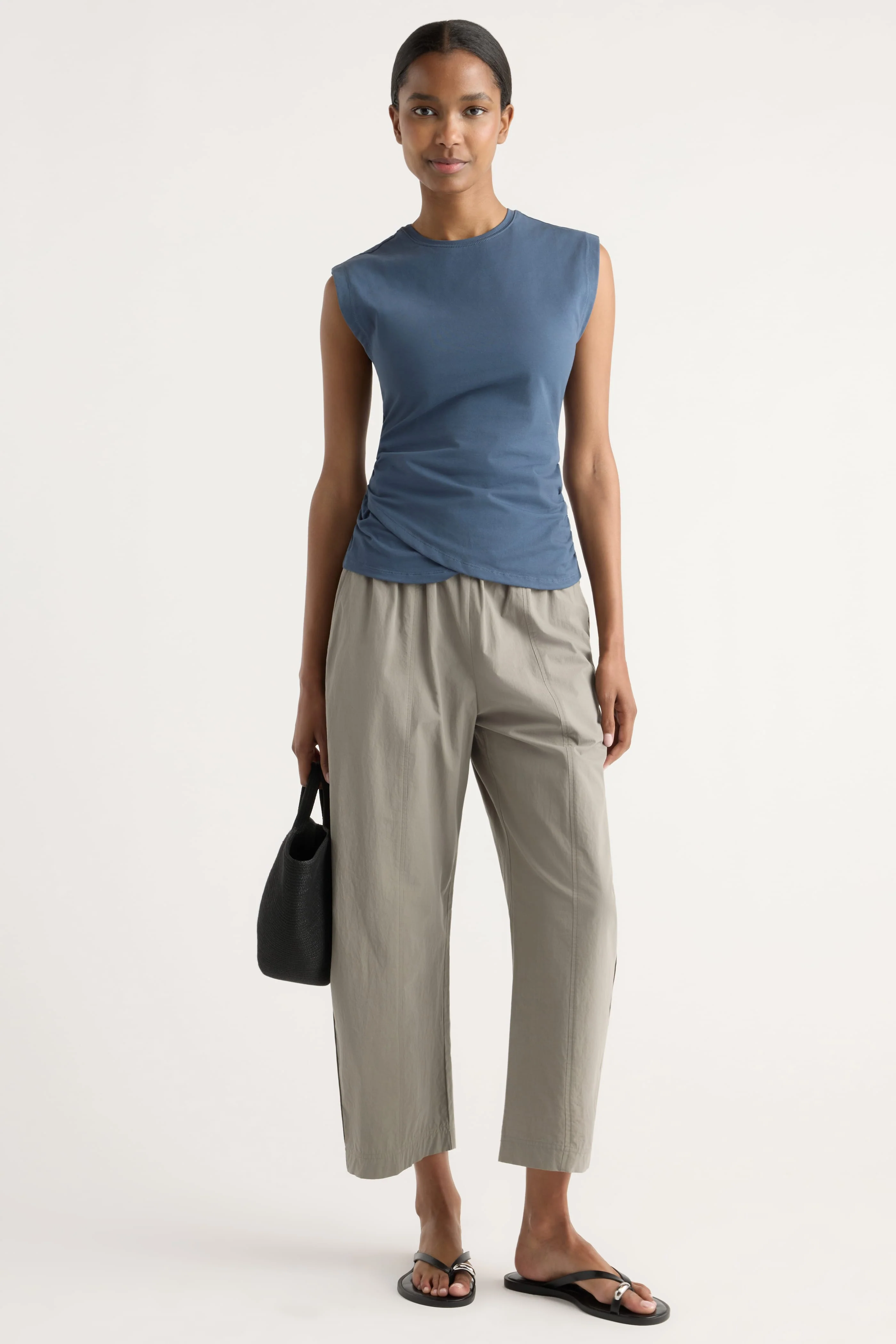 Jensen Front-Wrap Jersey Tee - Image 5