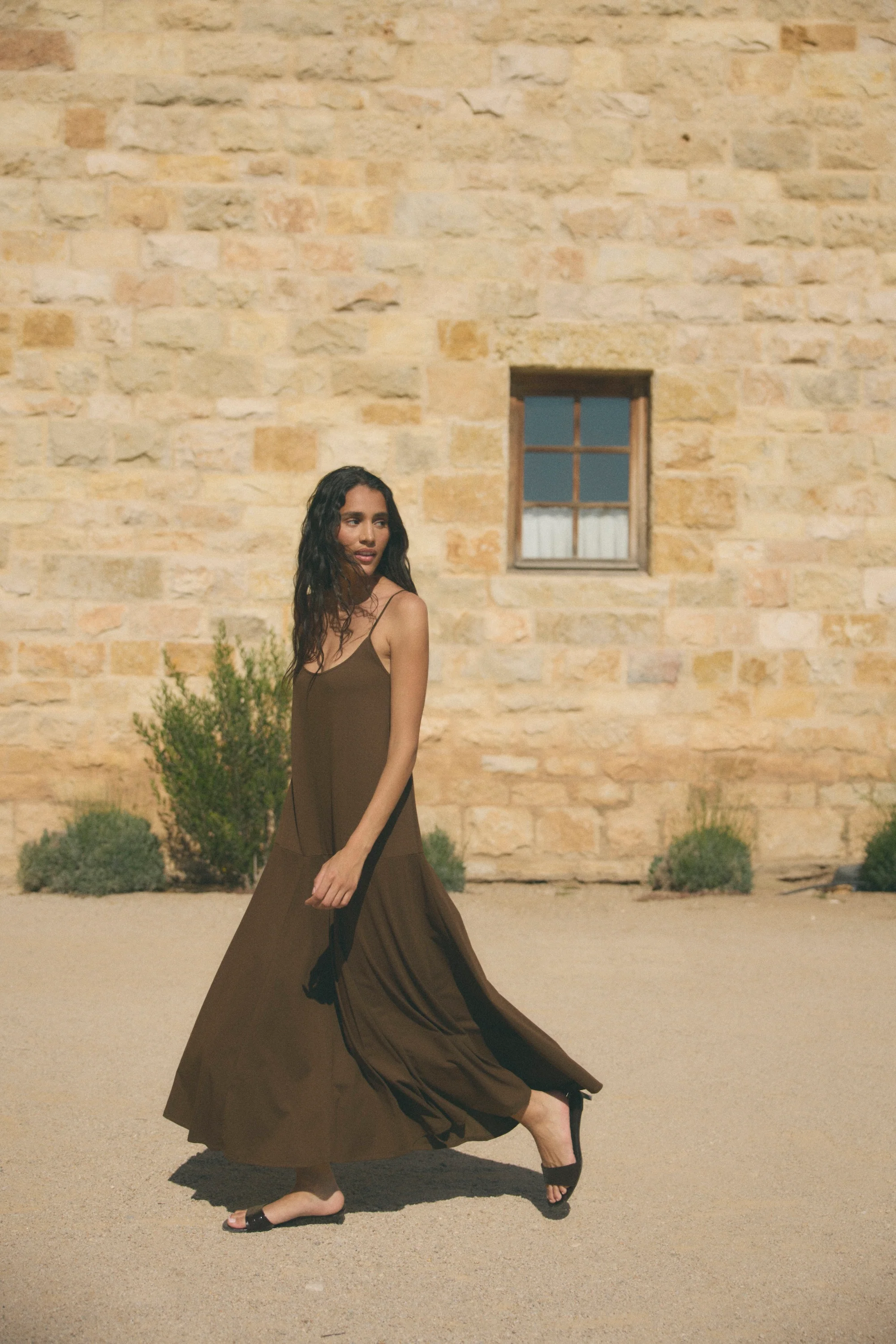 Jimena A-Line Jersey Tank Dress - Image 8