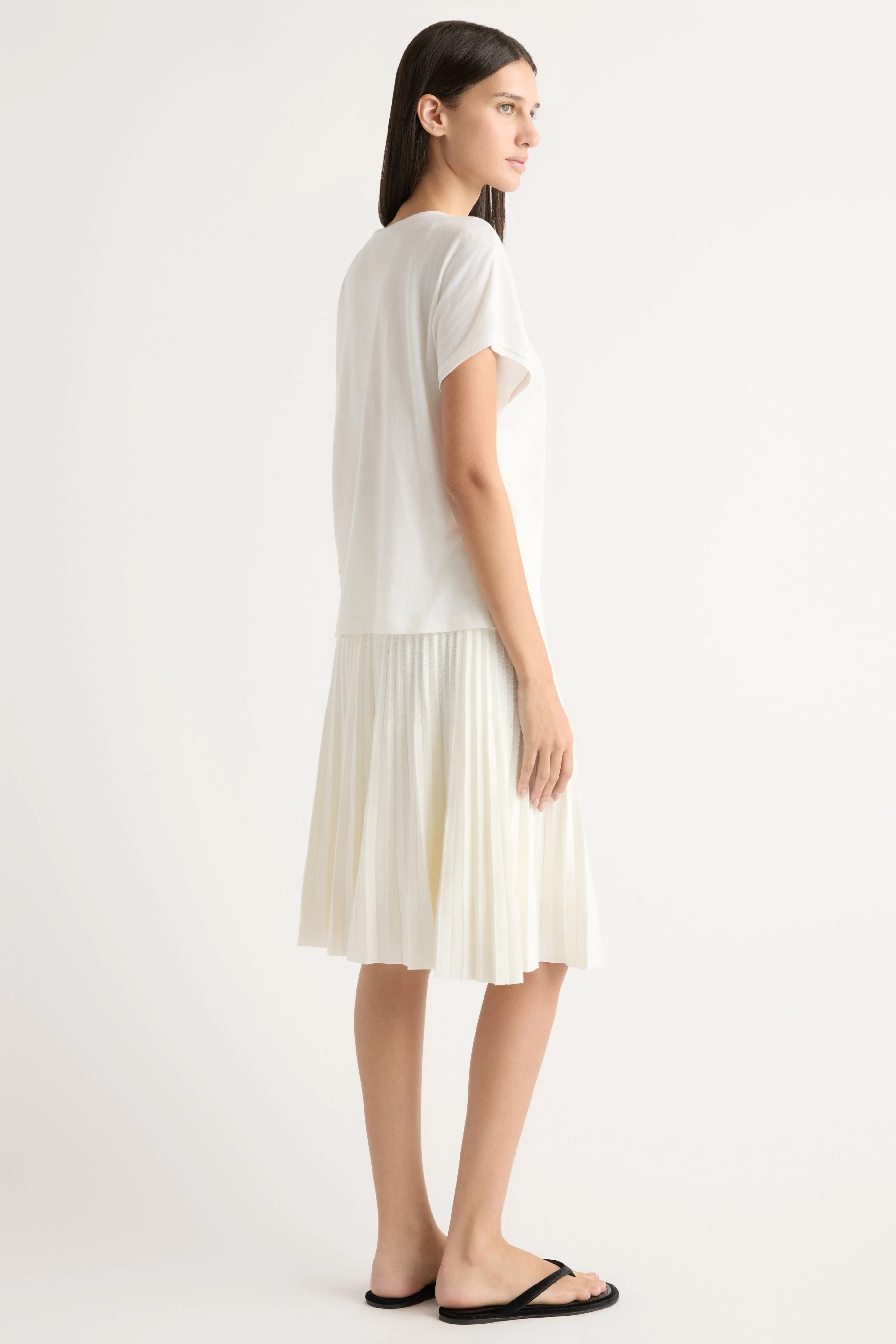 Katerina Pleated Knit Skirt - Image 6