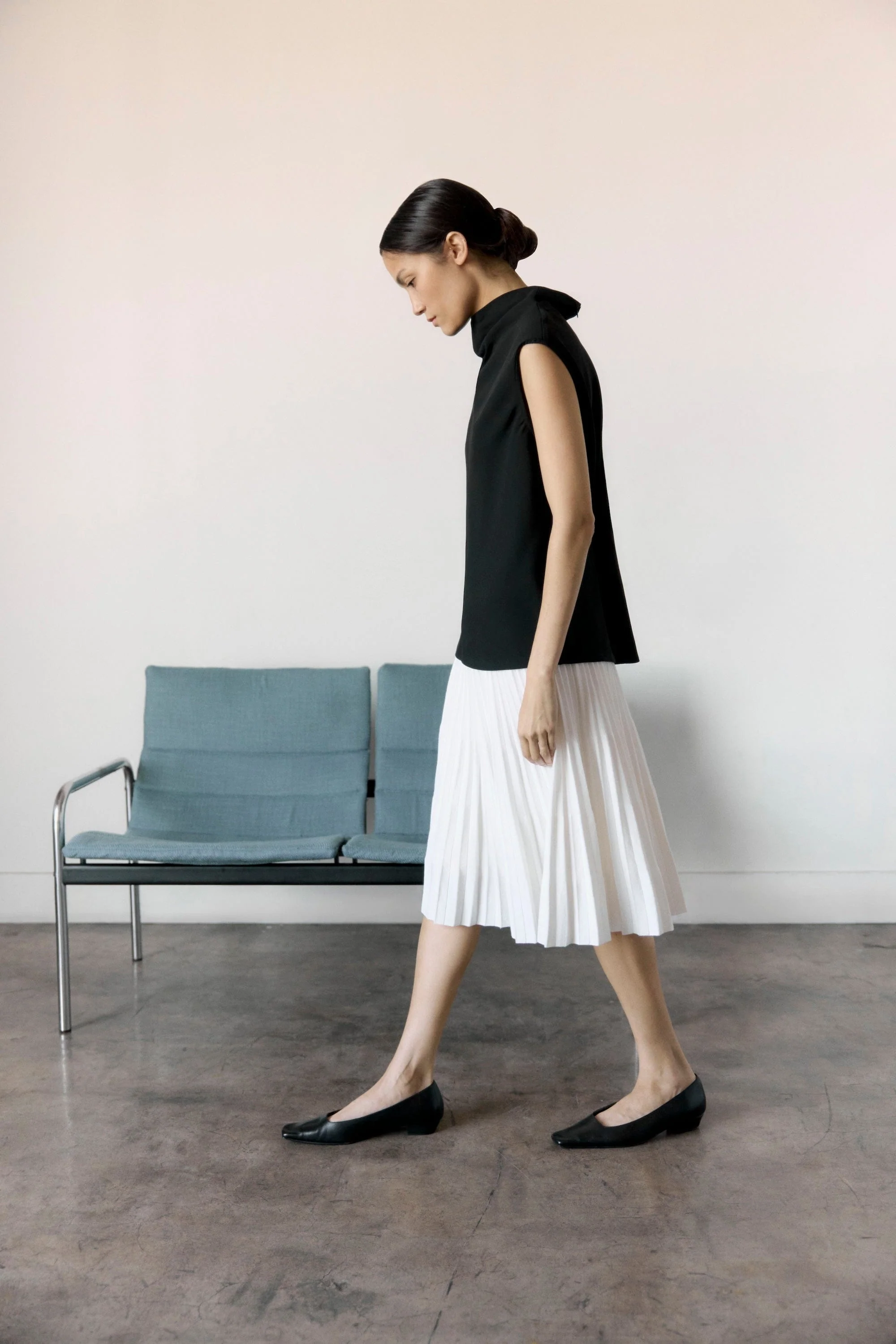 Katerina Pleated Knit Skirt - Image 9