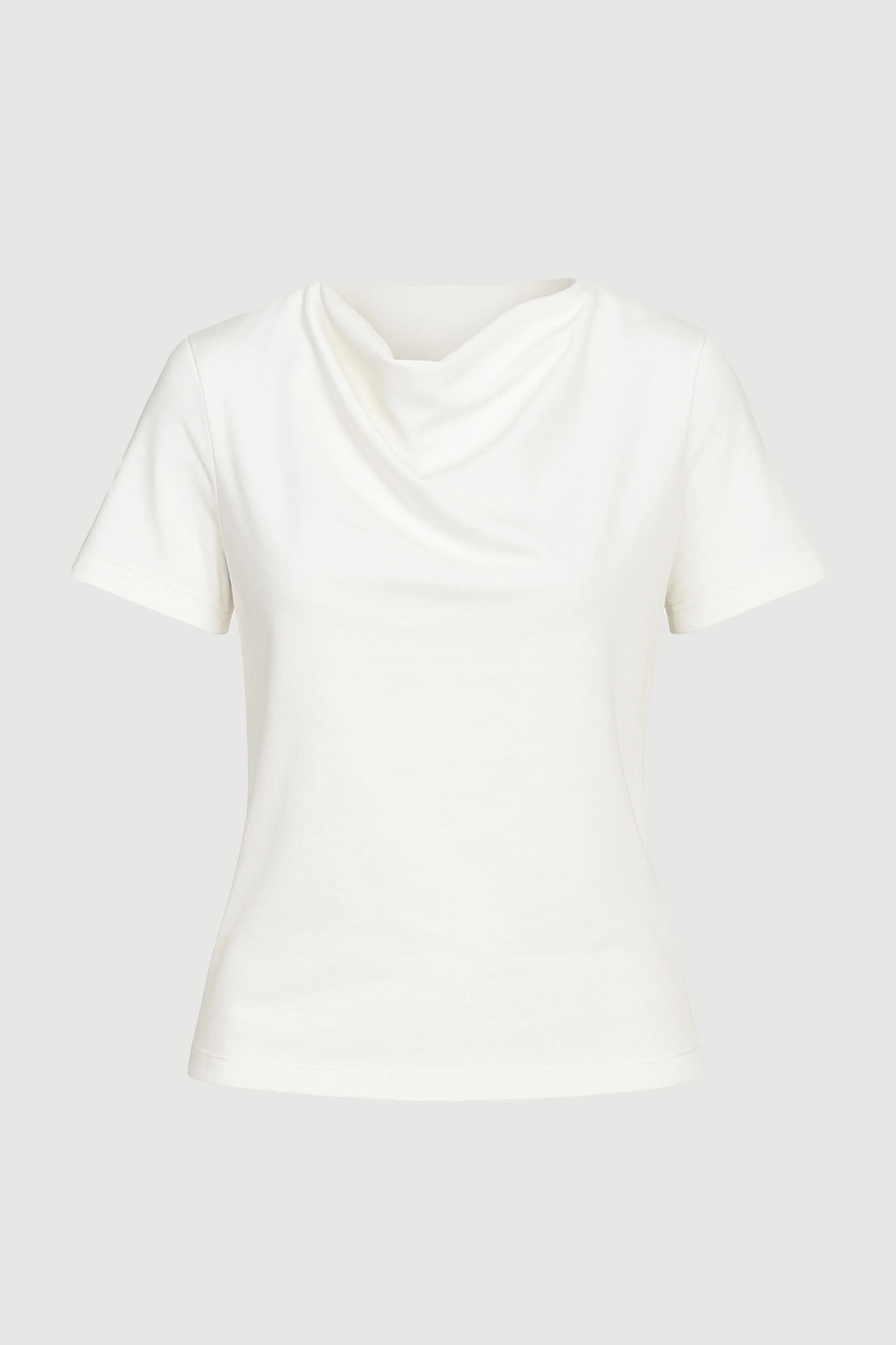 Kendra Organic Cotton Cowl-Neck Tee - Image 8