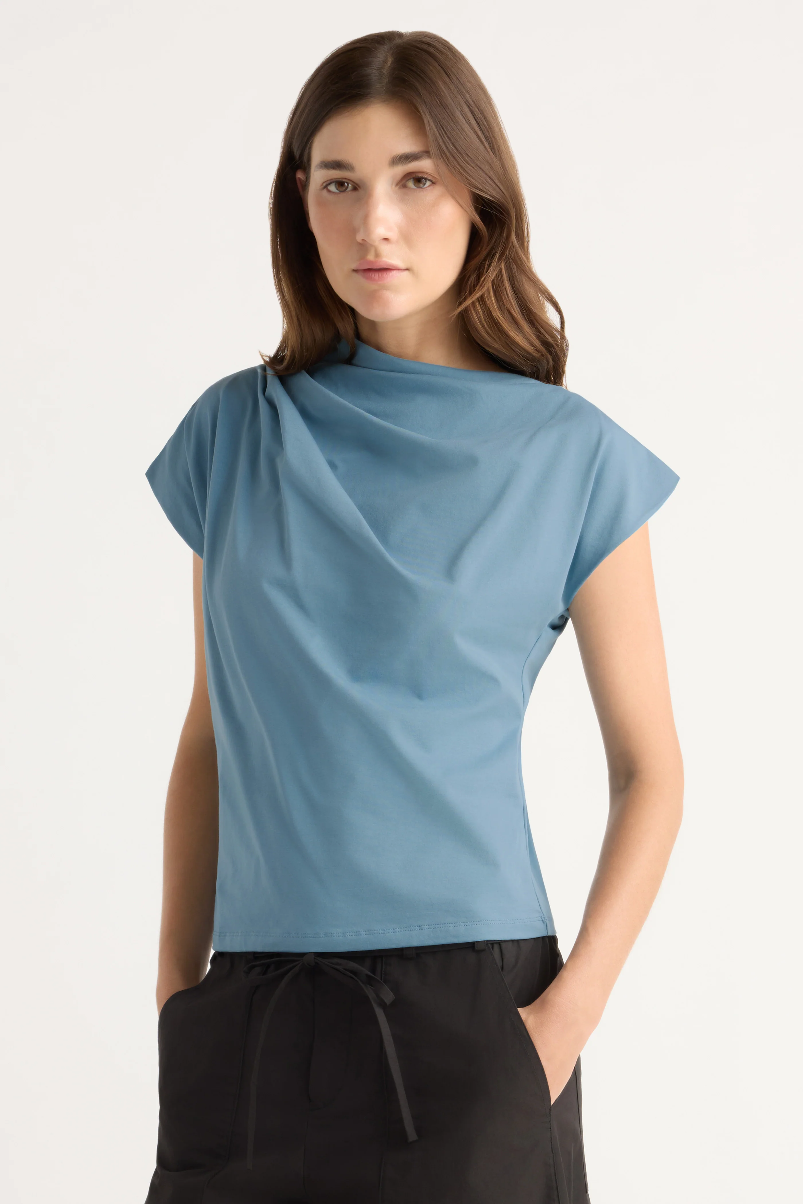 Kenny Asymmetric-Neck Tee - Image 4