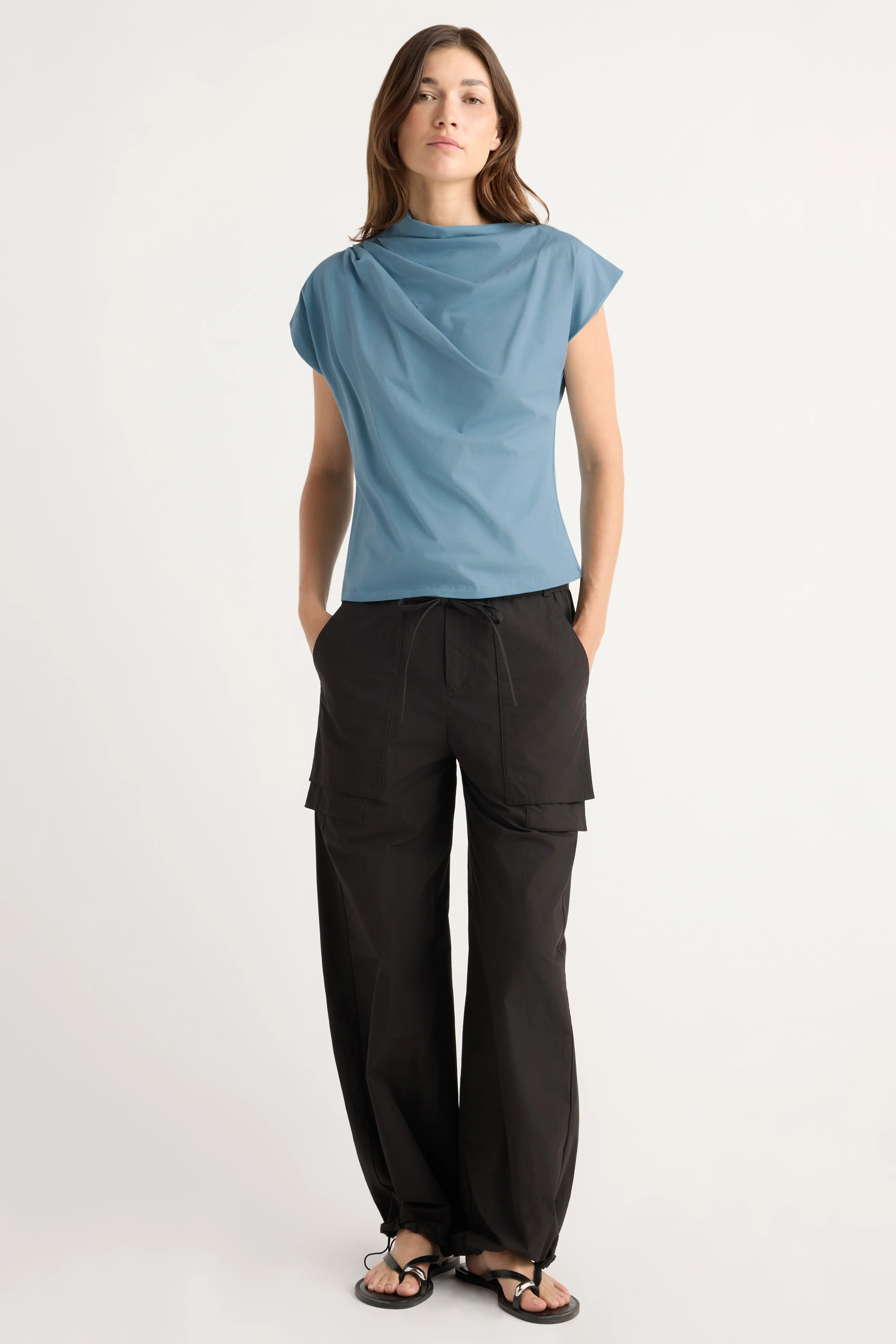 Kenny Asymmetric-Neck Tee - Image 5