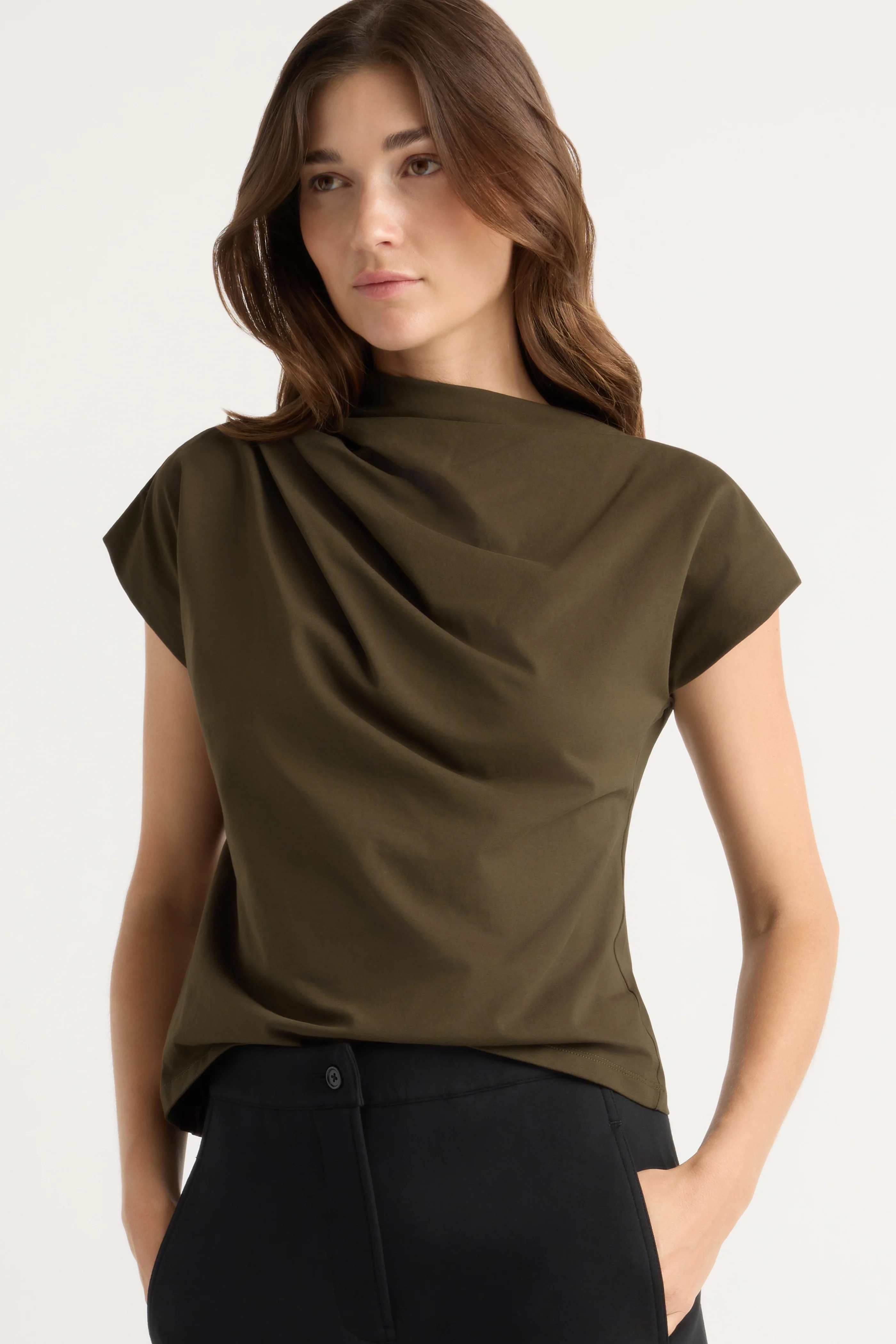 Kenny Asymmetric-Neck Tee - Image 4