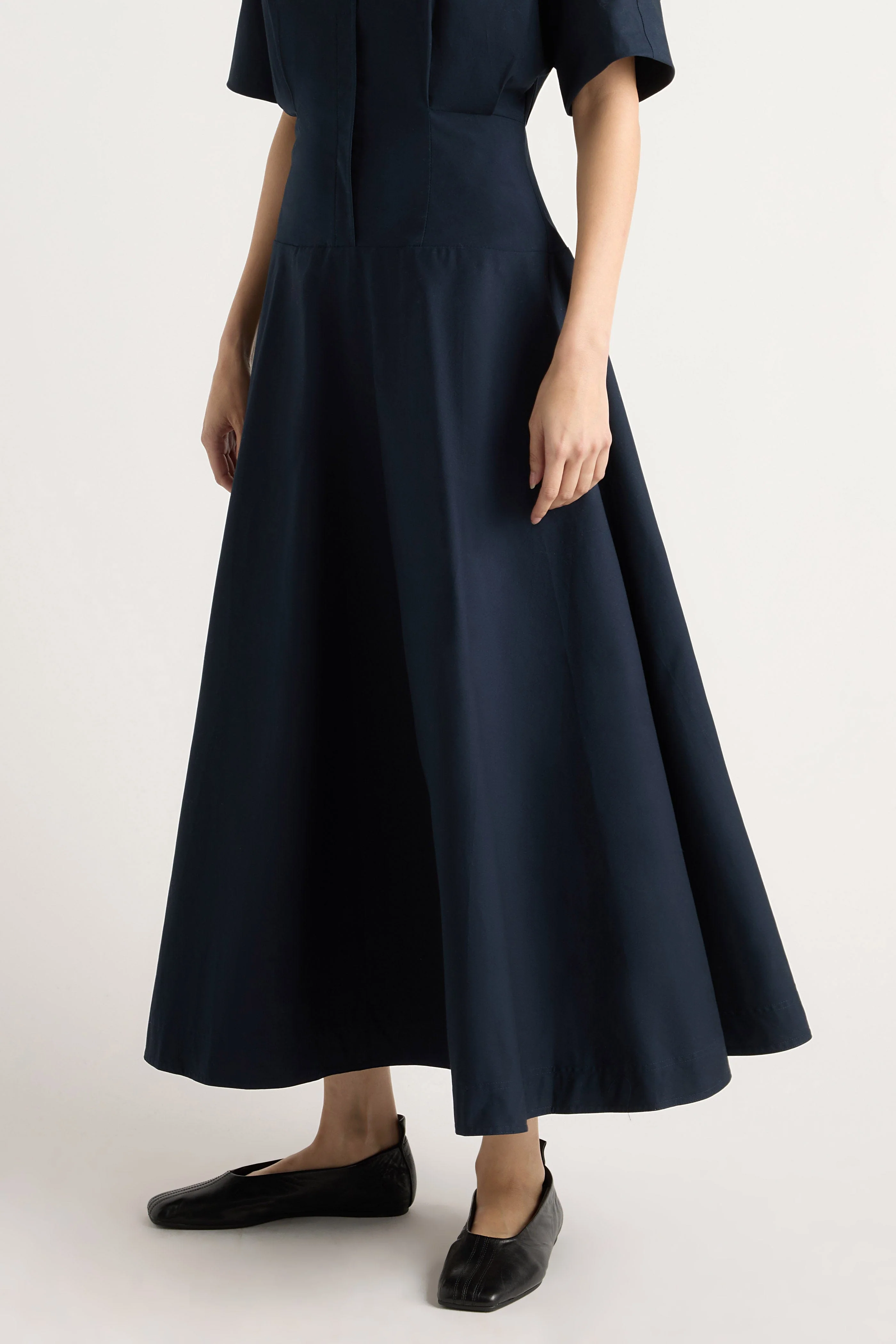 Kiko Kimono-Sleeve Cotton Dress - Image 5