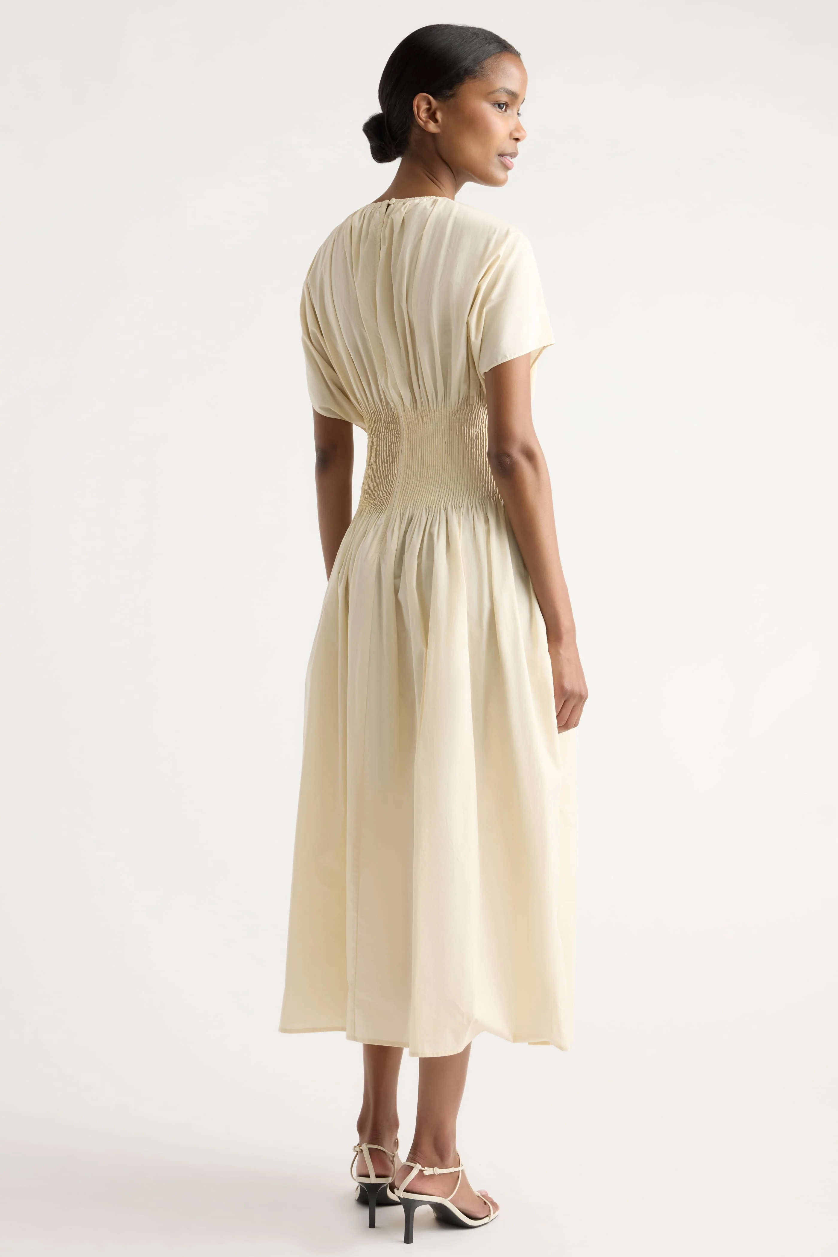Krys Pleated Crew-Neck Dress - Image 5