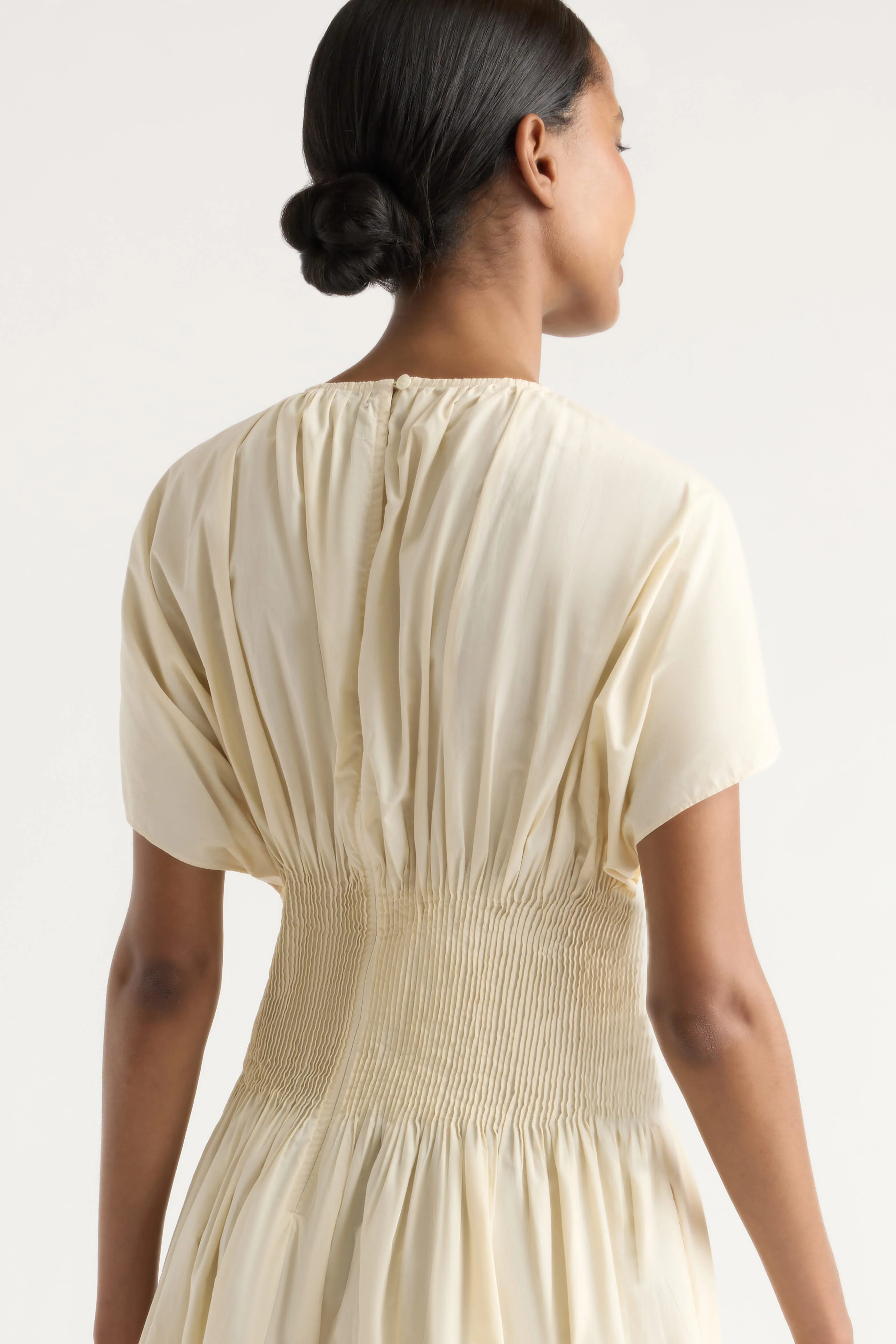 Krys Pleated Crew-Neck Dress - Image 6