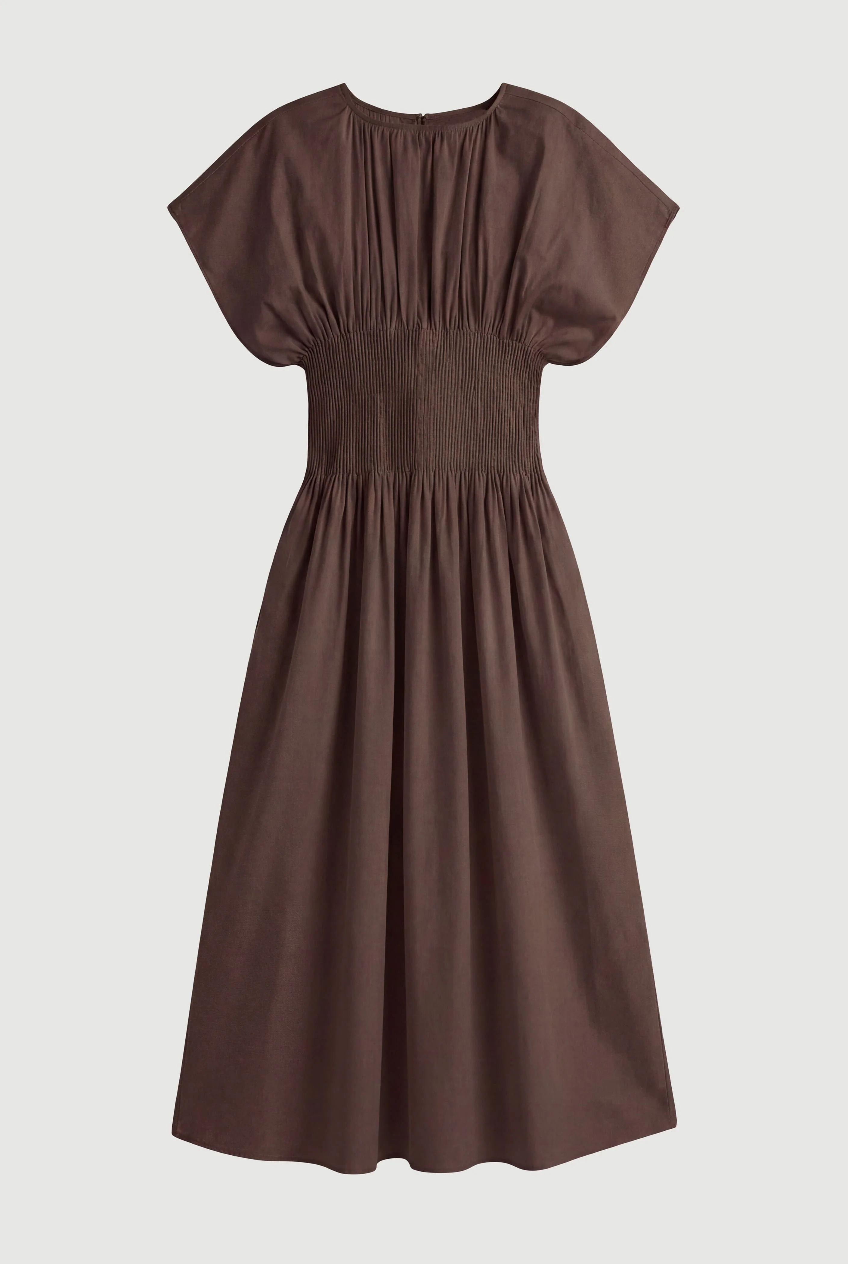 Krys Pleated Crew-Neck Dress - Image 7