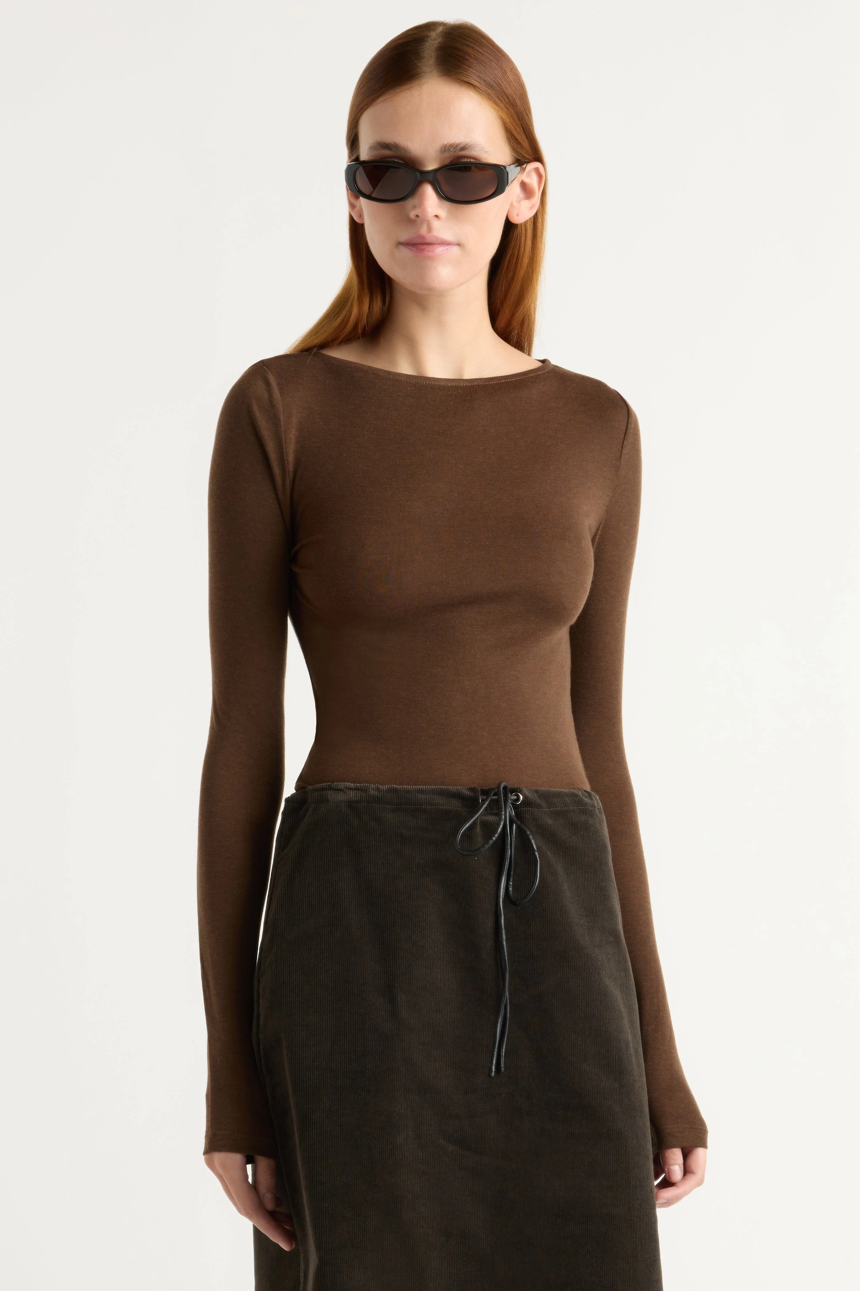 Lana Tencel-Wool Semi-Sheer Tee - Image 2
