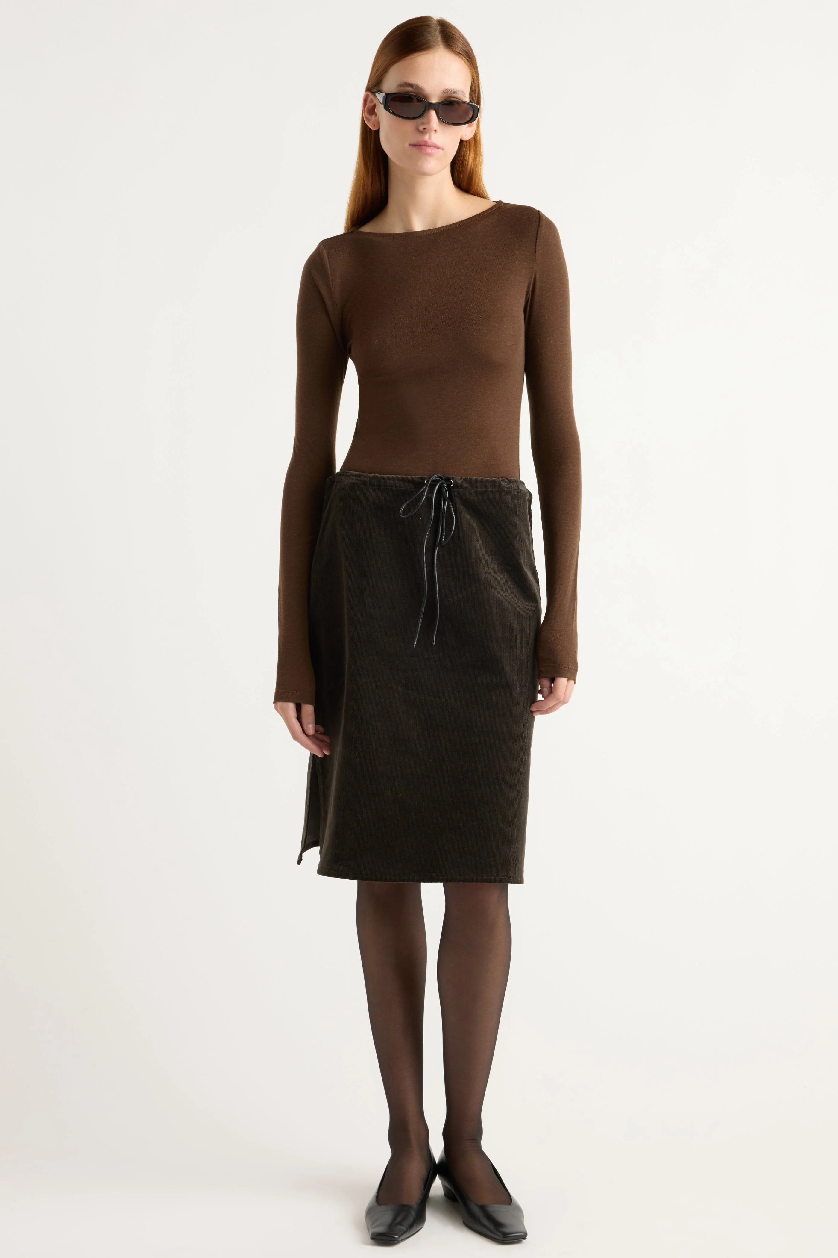 Lana Tencel-Wool Semi-Sheer Tee - Image 3