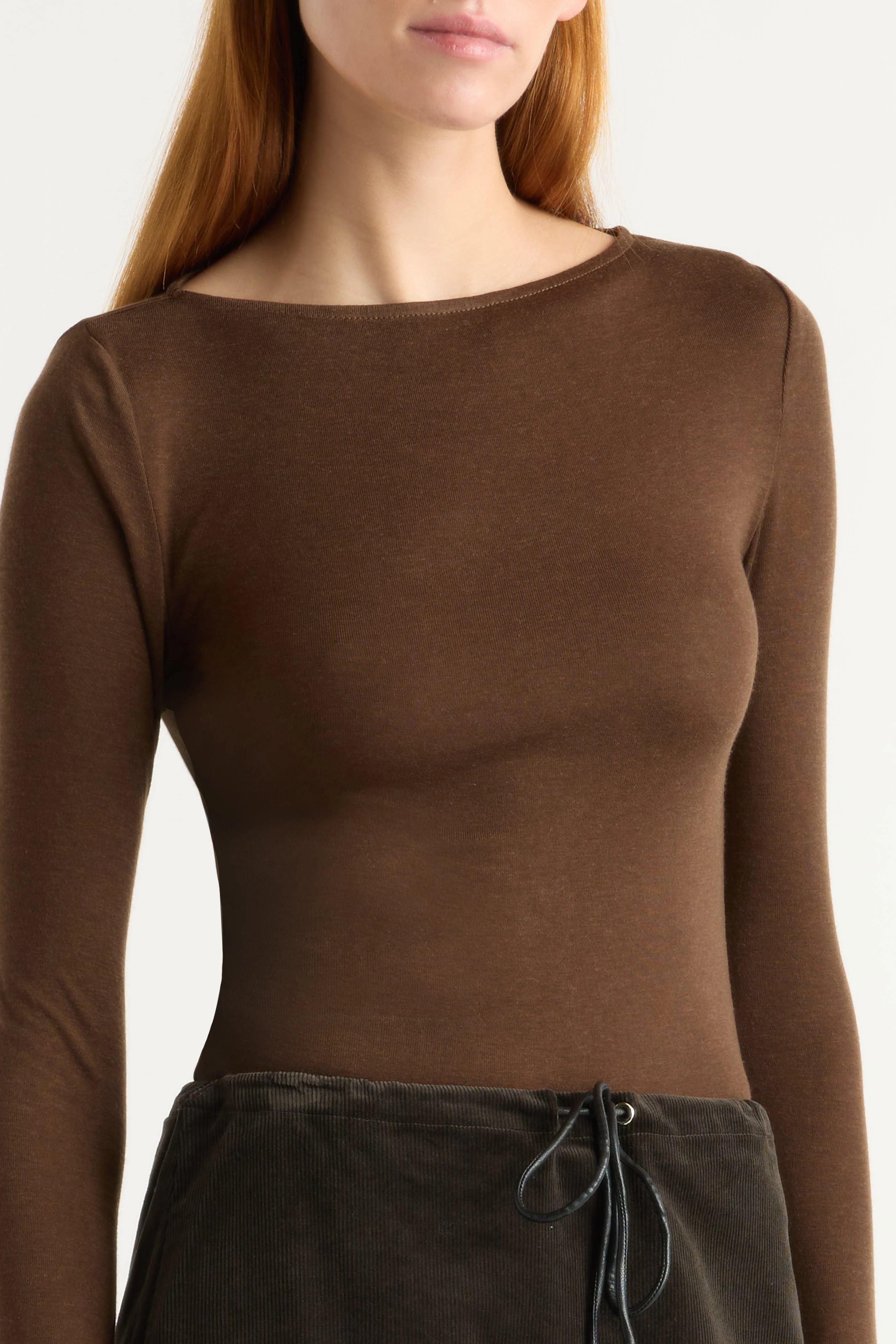 Lana Tencel-Wool Semi-Sheer Tee - Image 4
