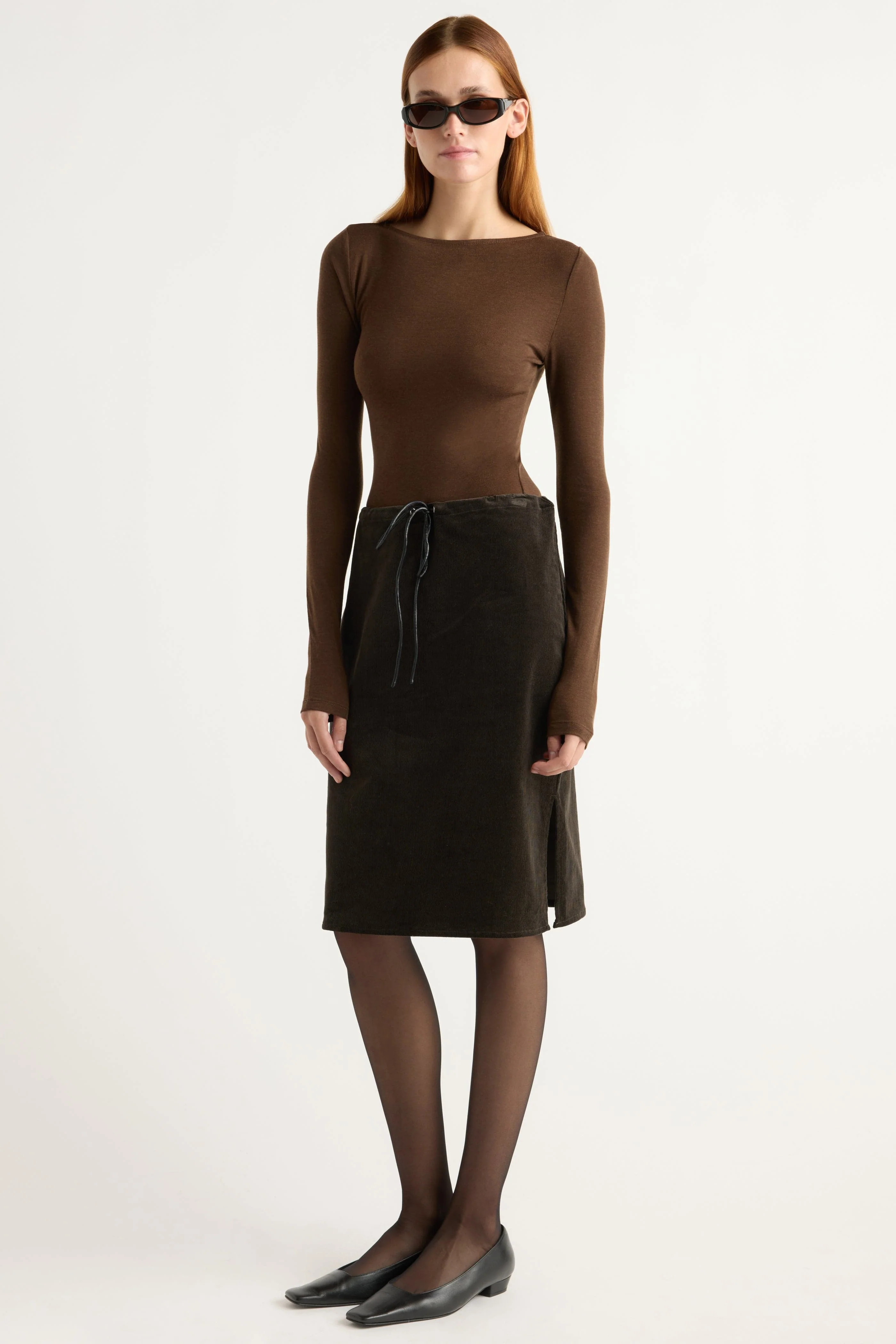 Lana Tencel-Wool Semi-Sheer Tee - Image 5