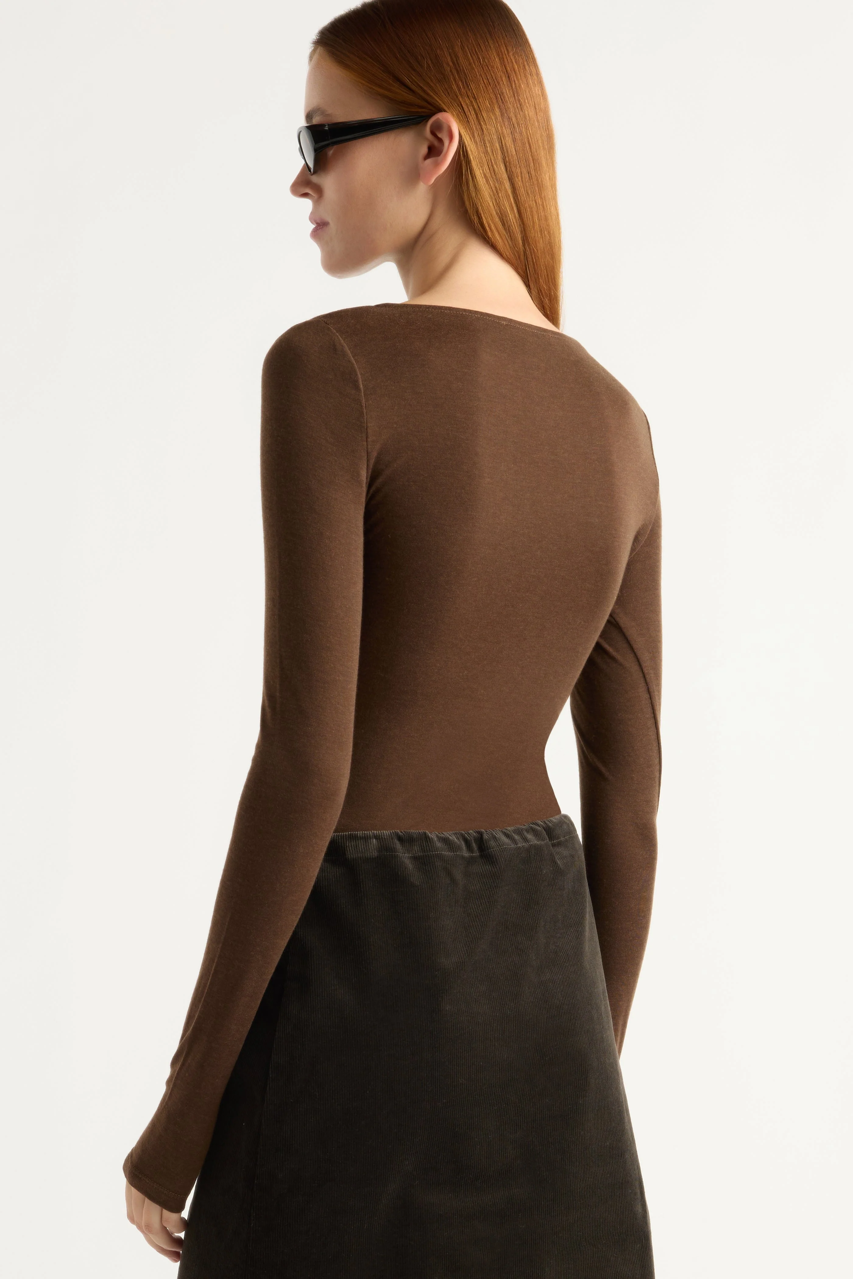 Lana Tencel-Wool Semi-Sheer Tee - Image 6