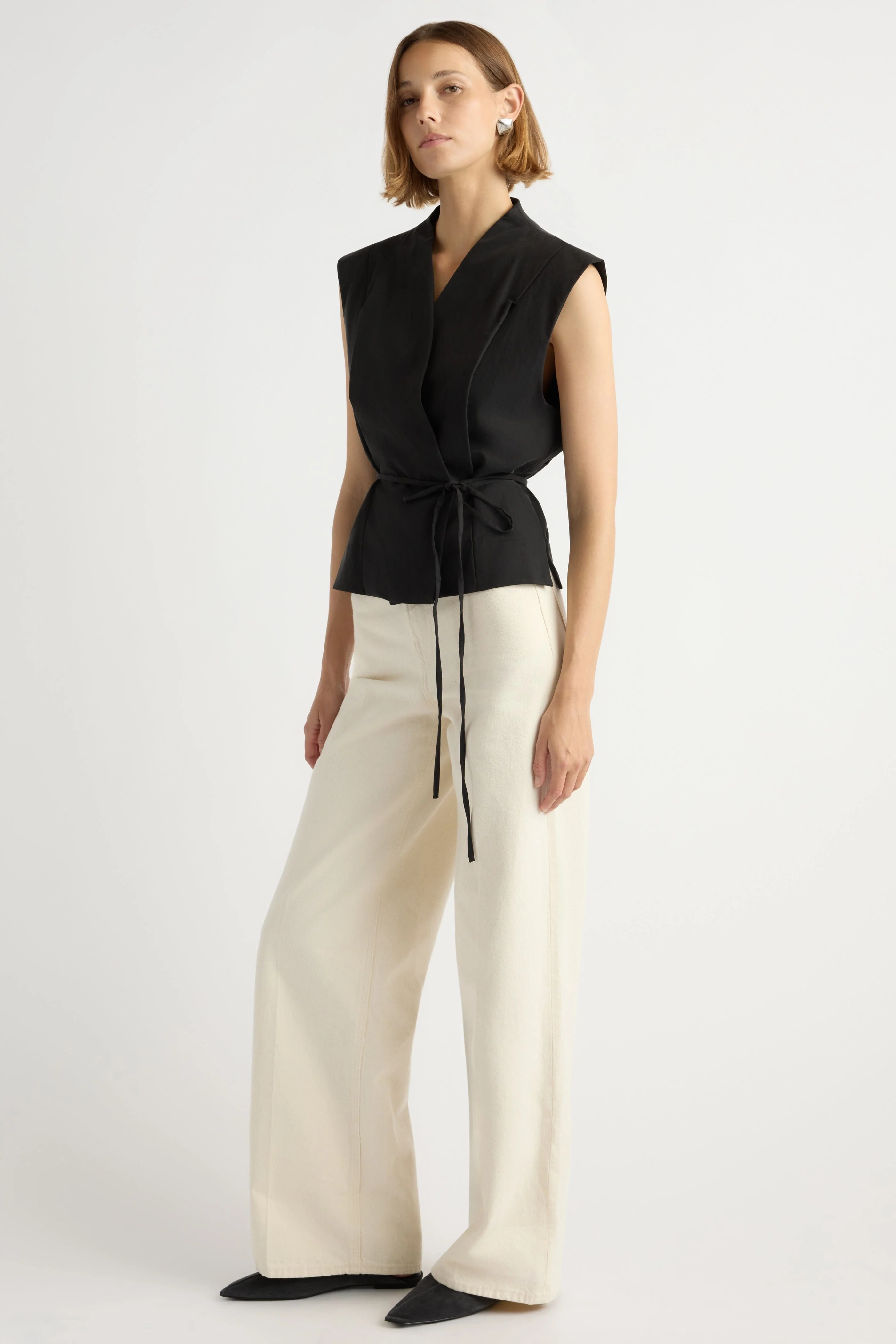 Leandra Tie-Wrap Vest - Image 4