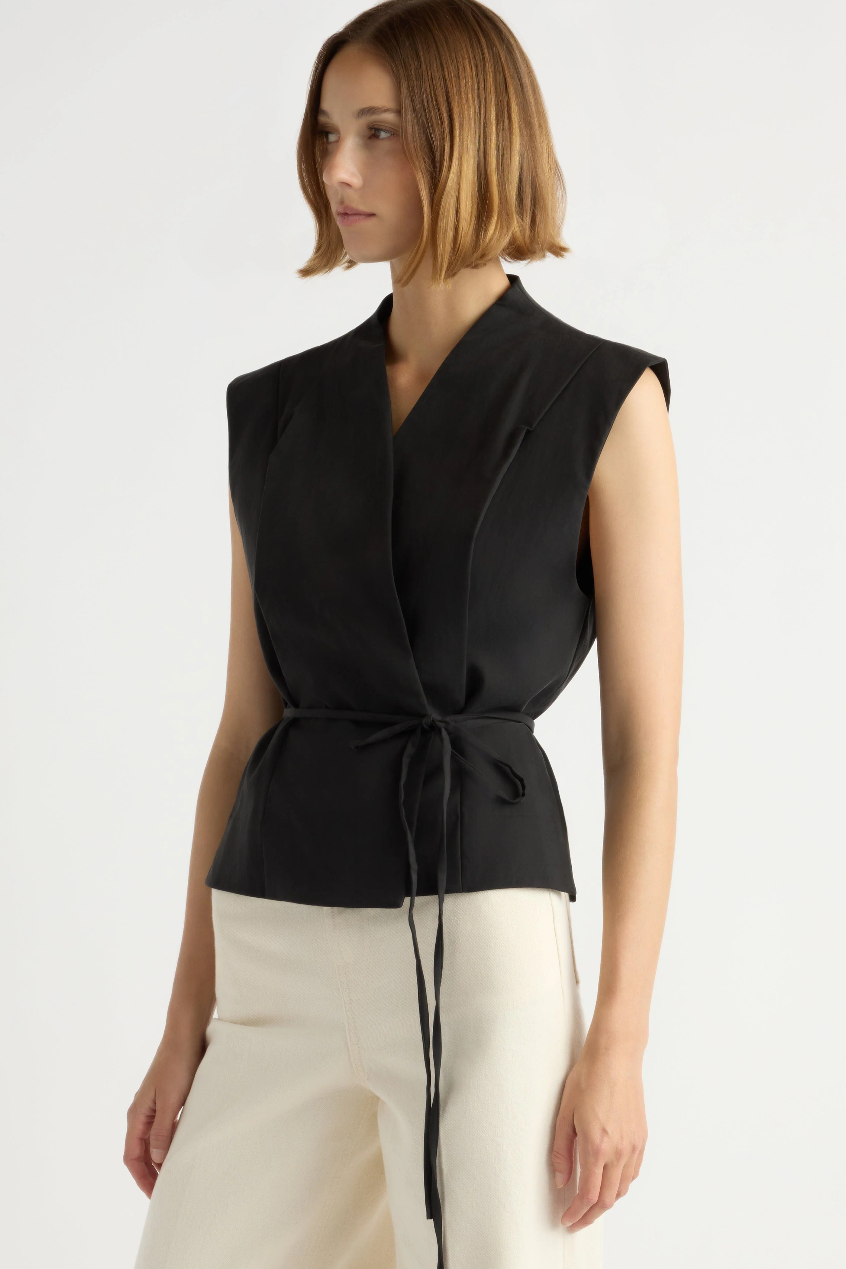 Leandra Tie-Wrap Vest - Image 5