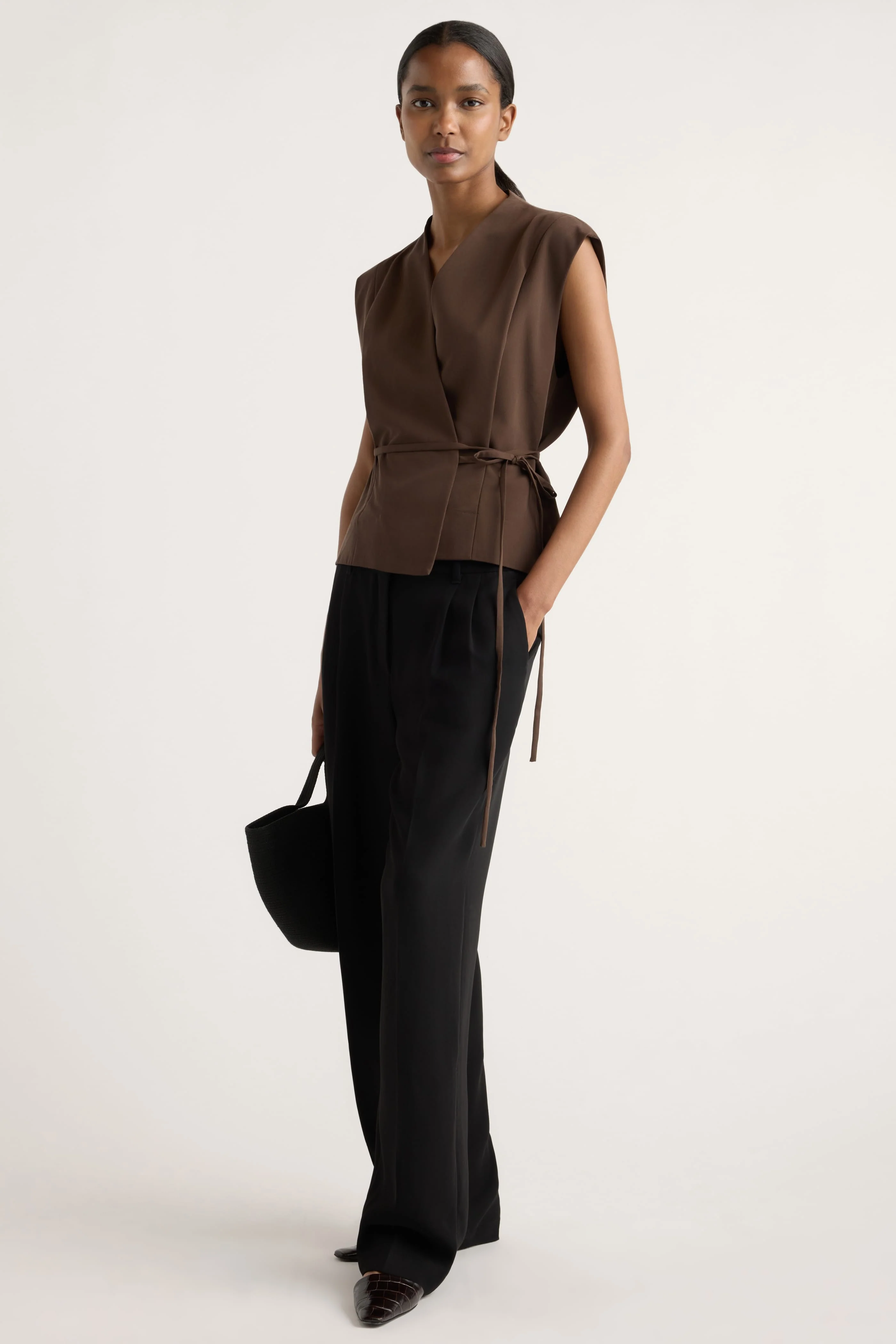 Leandra Tie-Wrap Vest - Image 3