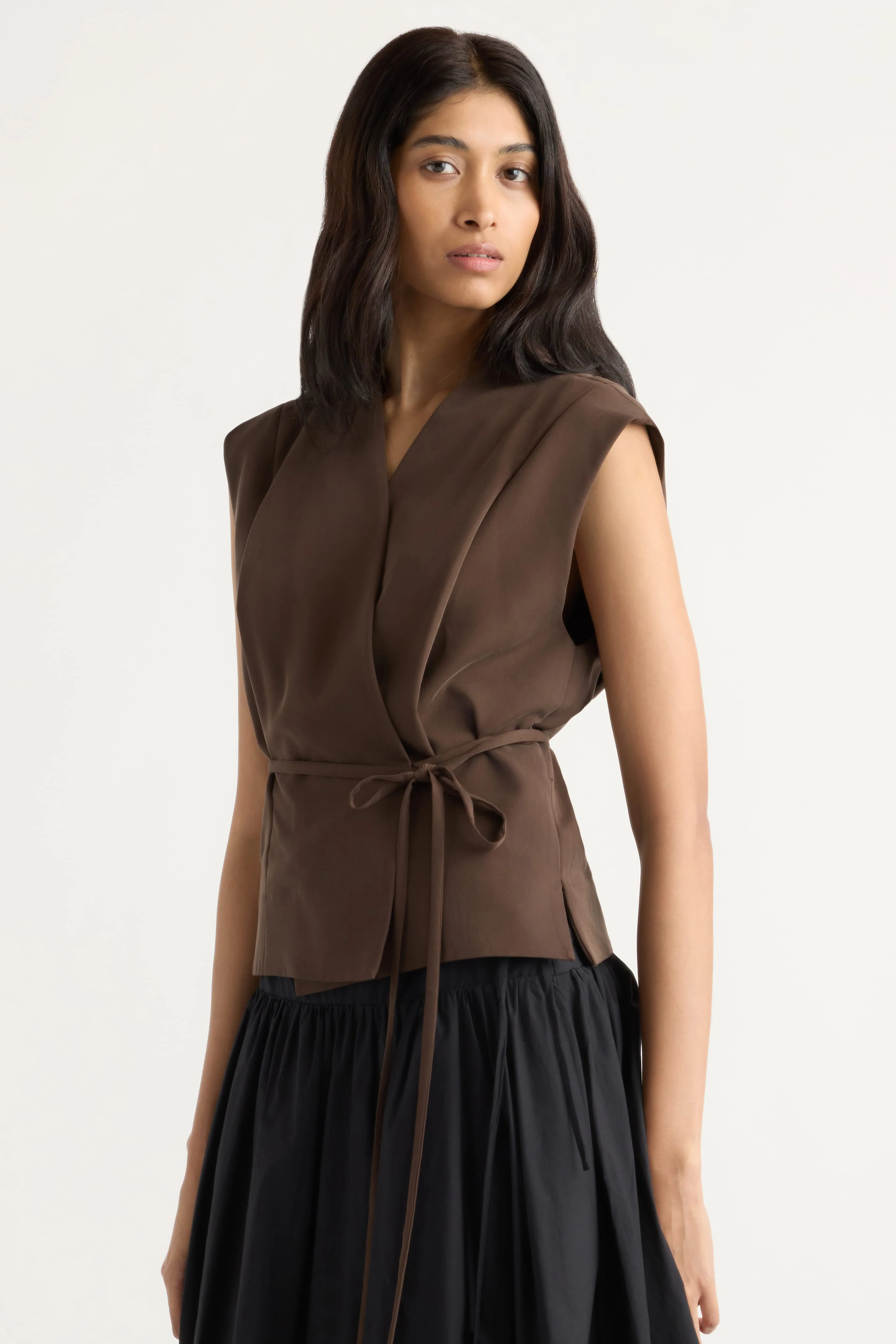 Leandra Tie-Wrap Vest - Image 6