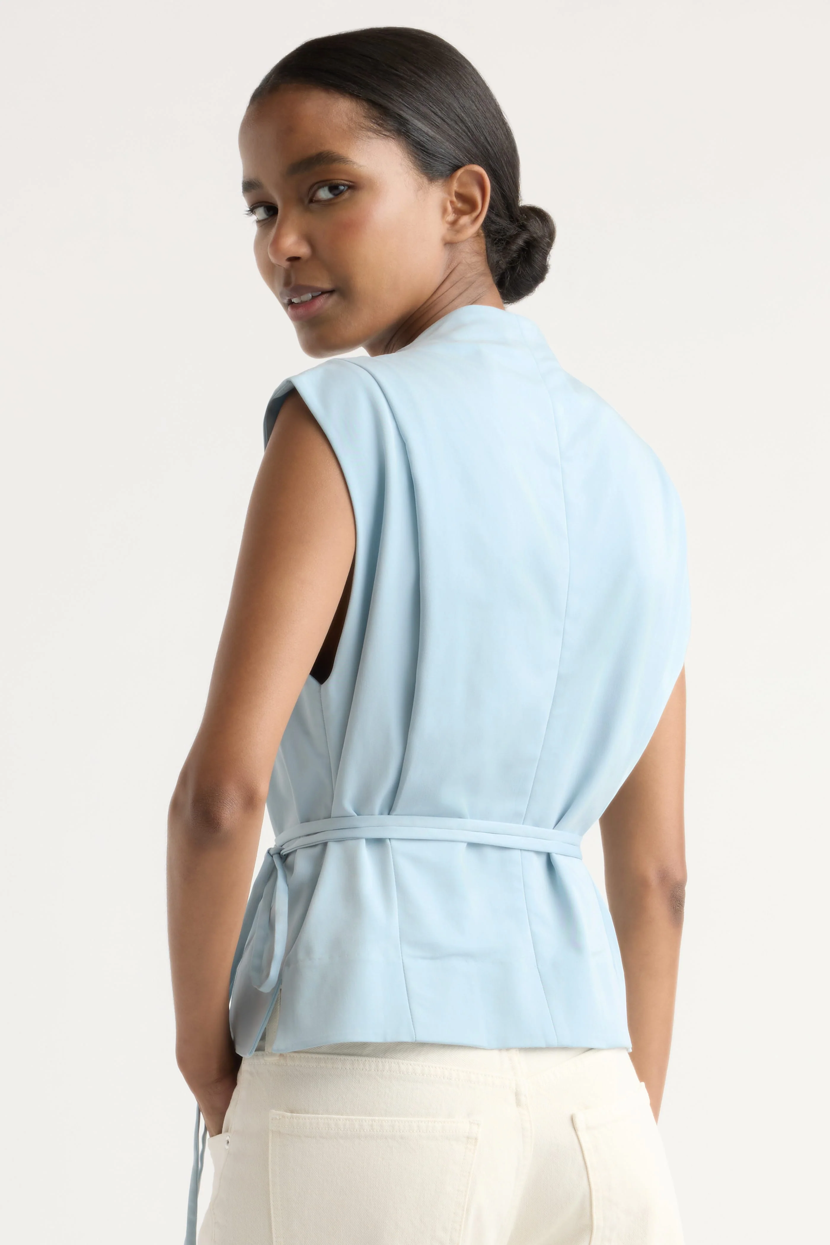 Leandra Tie-Wrap Vest - Image 6