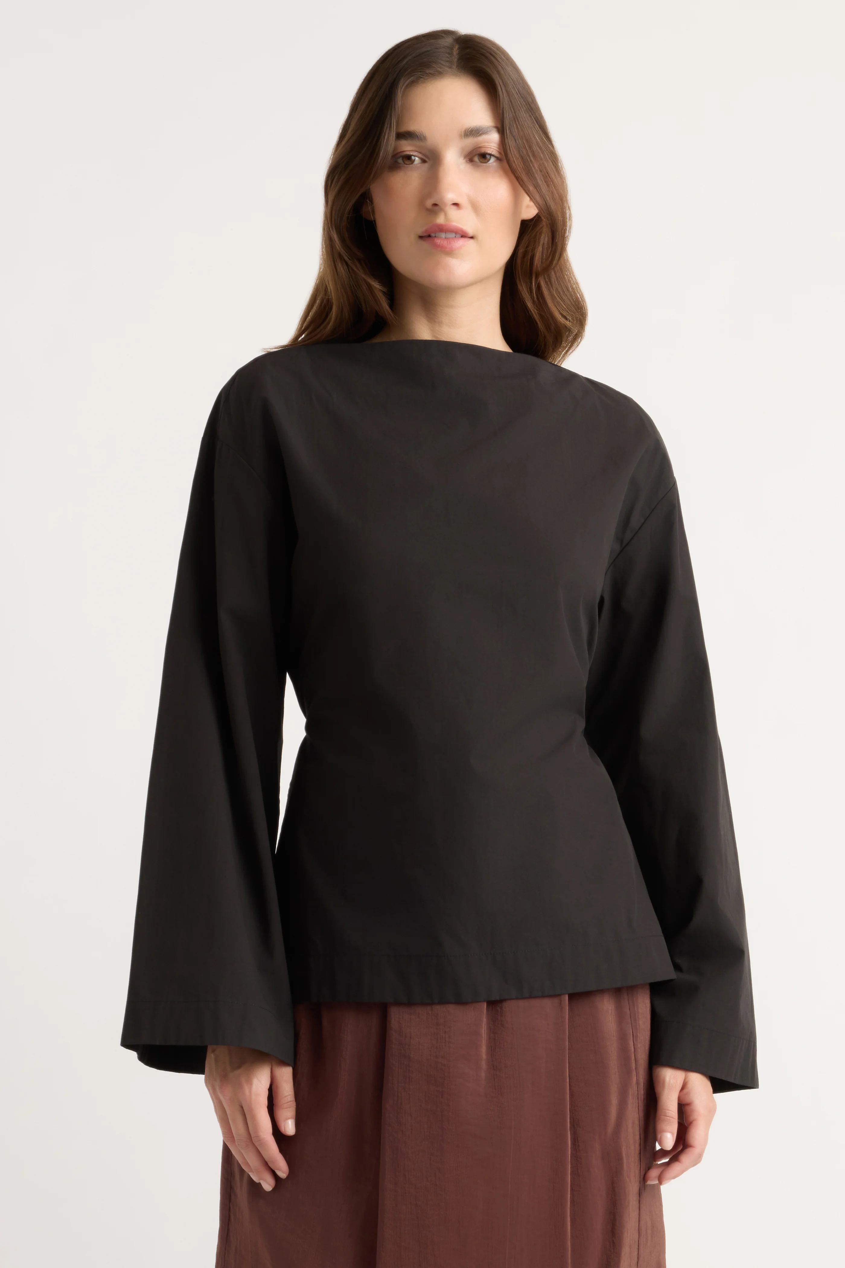 Lilian Sculpted Flare-Sleeve Blouse - Image 7