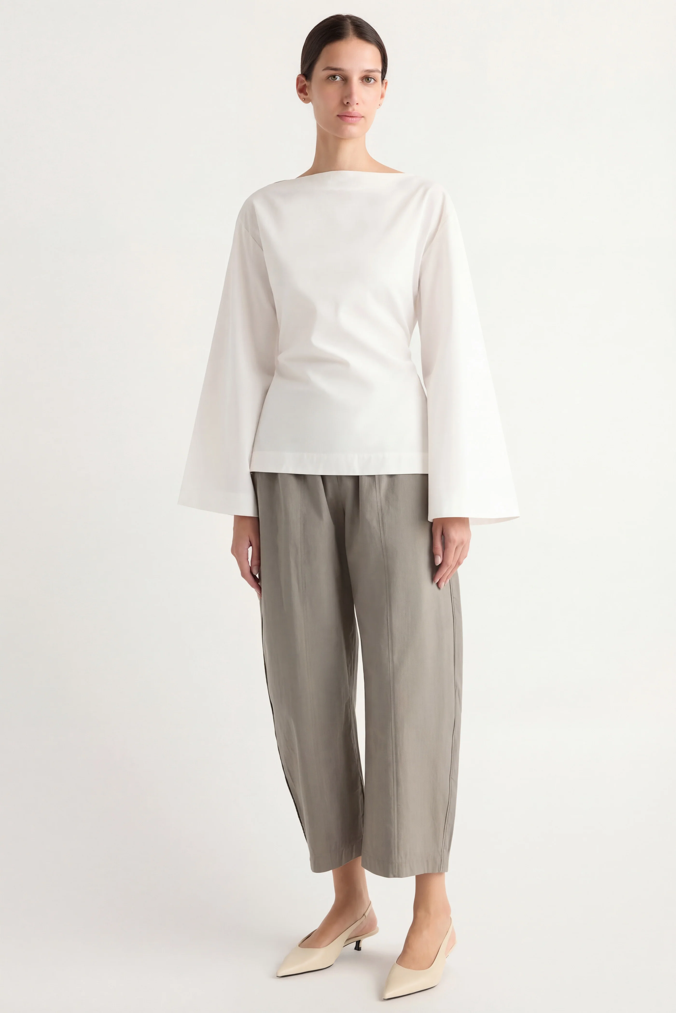 Lilian Sculpted Flare-Sleeve Blouse - Image 5