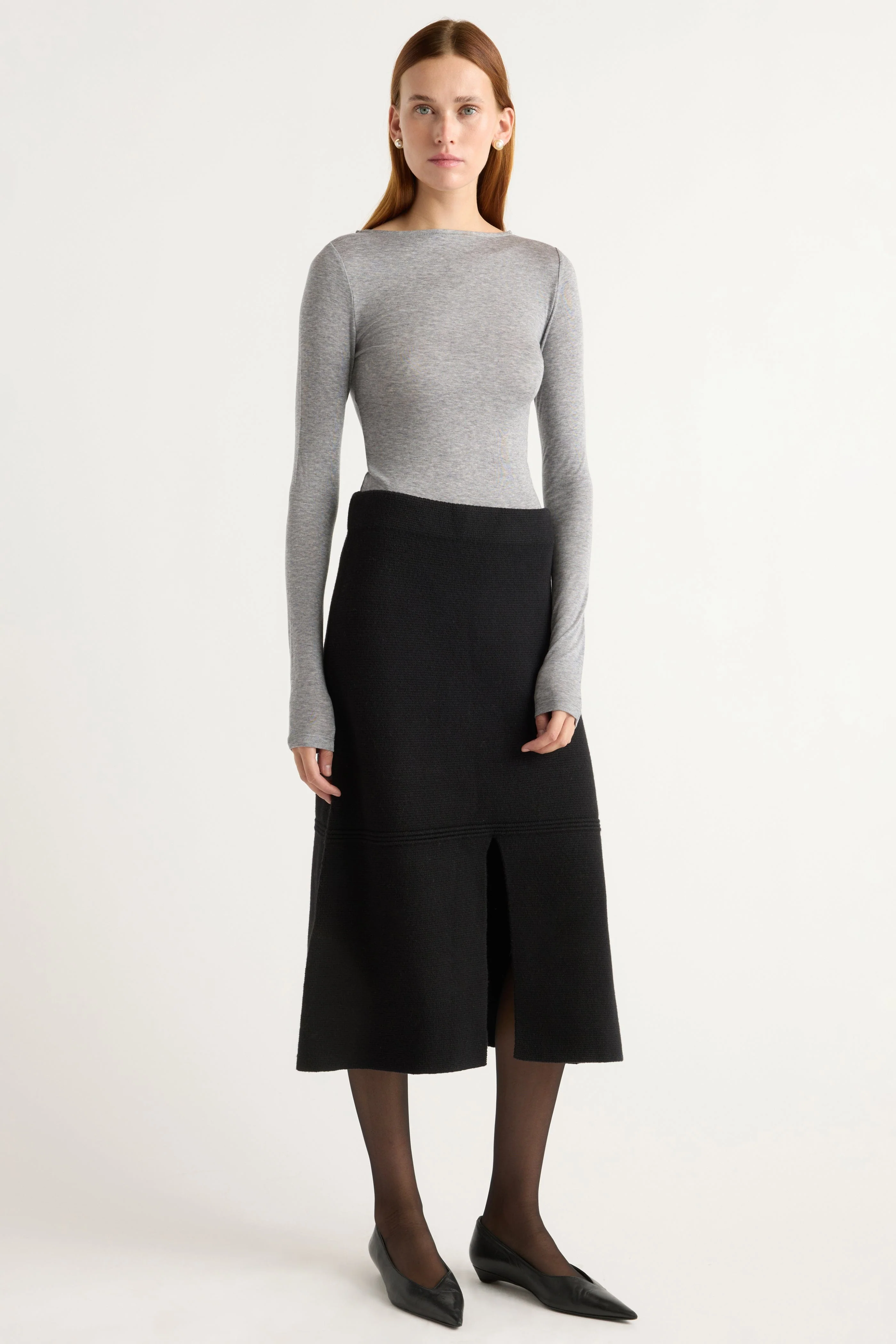 Lora Organic Cotton-Wool Skirt - Image 2