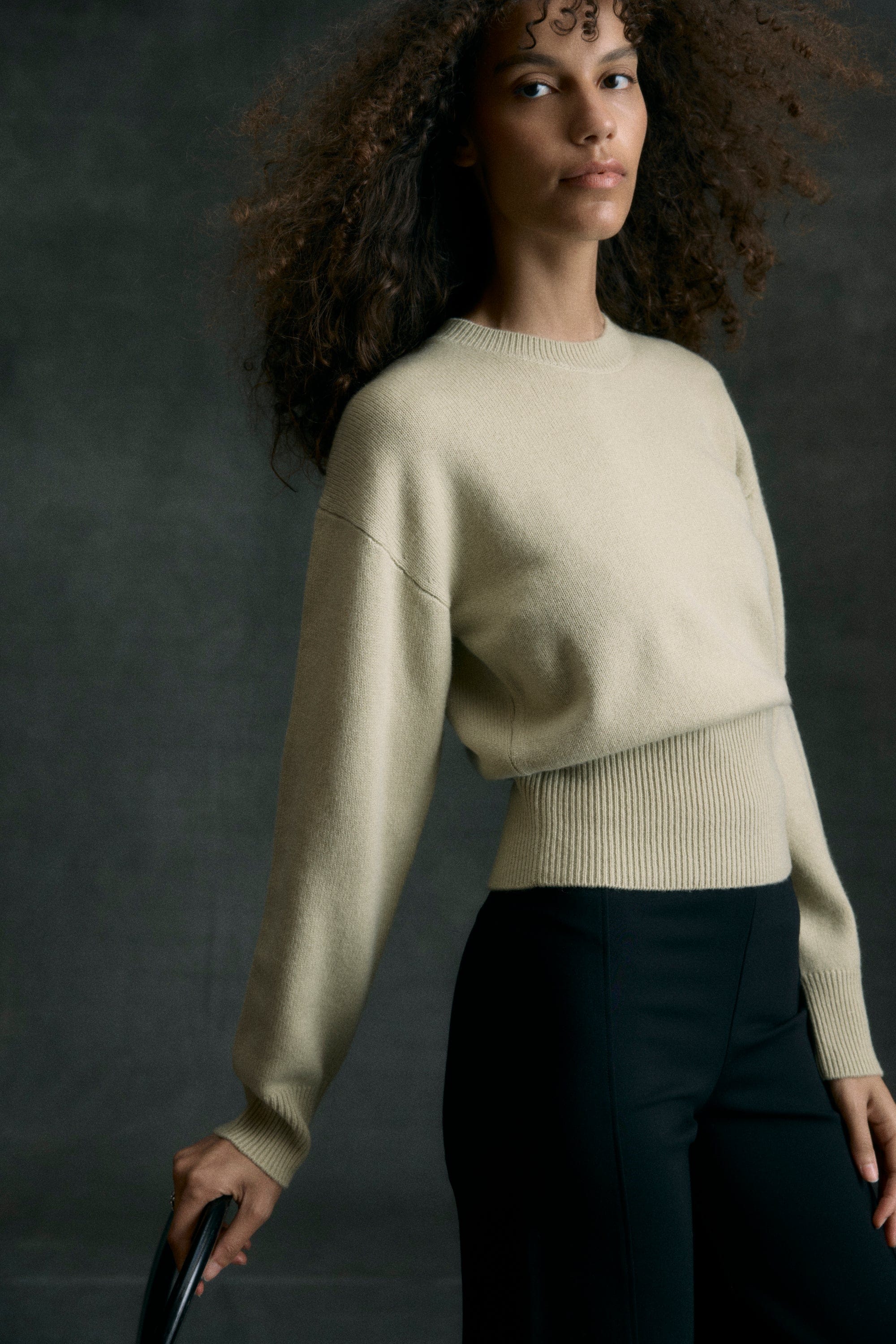 Marielle Wool-Cashmere Blouson Sweater - Image 10
