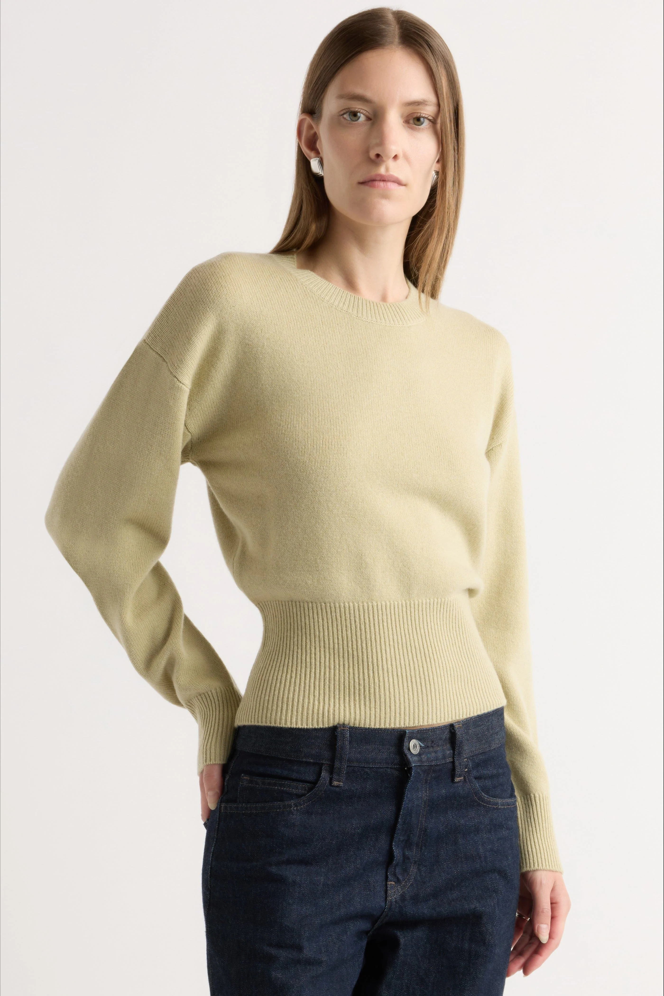 Marielle Wool-Cashmere Blouson Sweater - Image 7